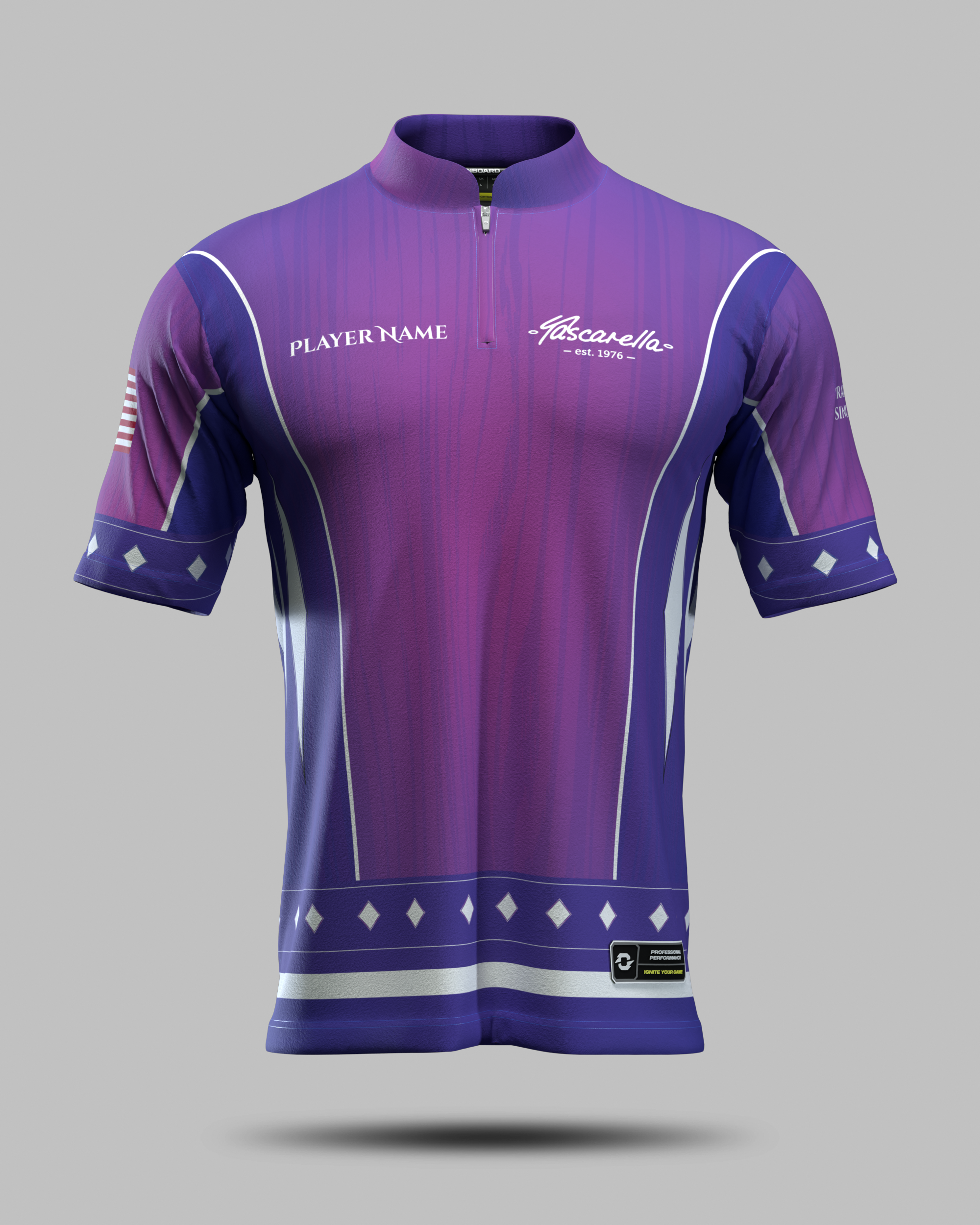 Tascarella Custom Cues Jersey Purple