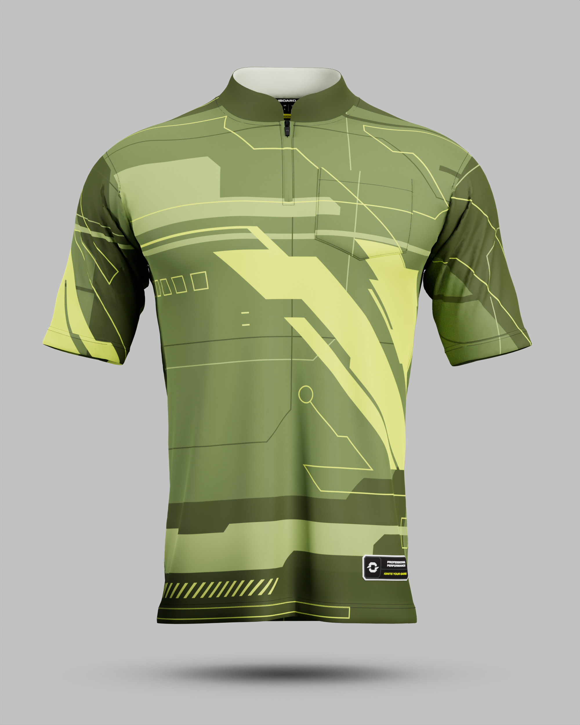 Youth Tokyo 2.0 1/4 Zip Pro Collar Jersey With Pocket