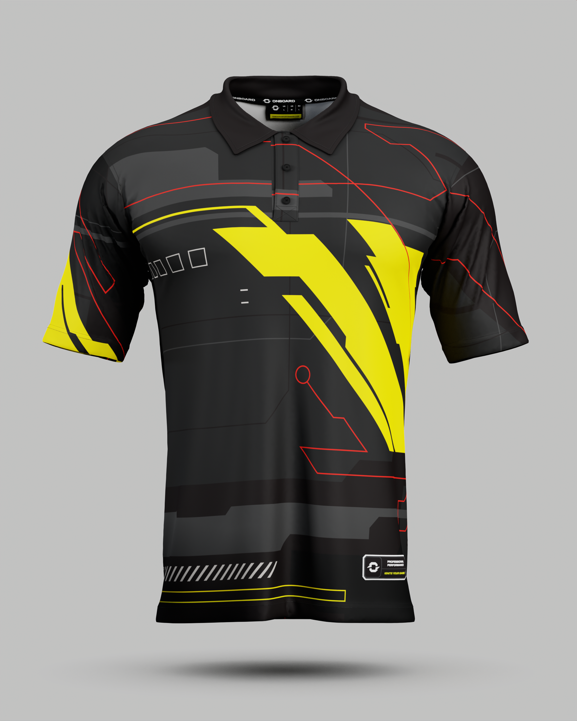 Youth Tokyo 2.0 3 Button Polo Collar Jersey
