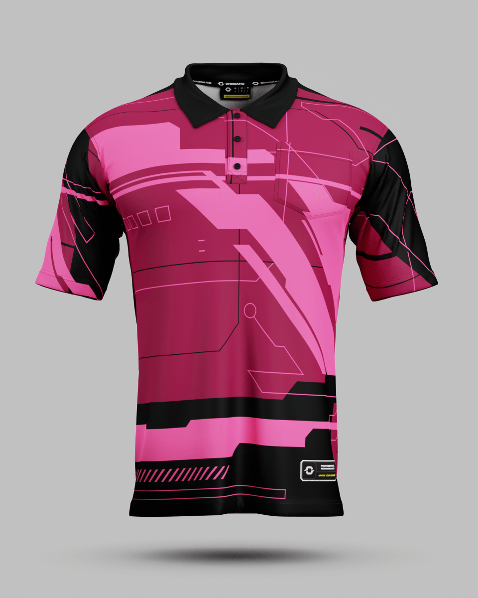Youth Tokyo 2.0 3 Button Polo Collar Jersey With Pocket - Onboard Sportswear