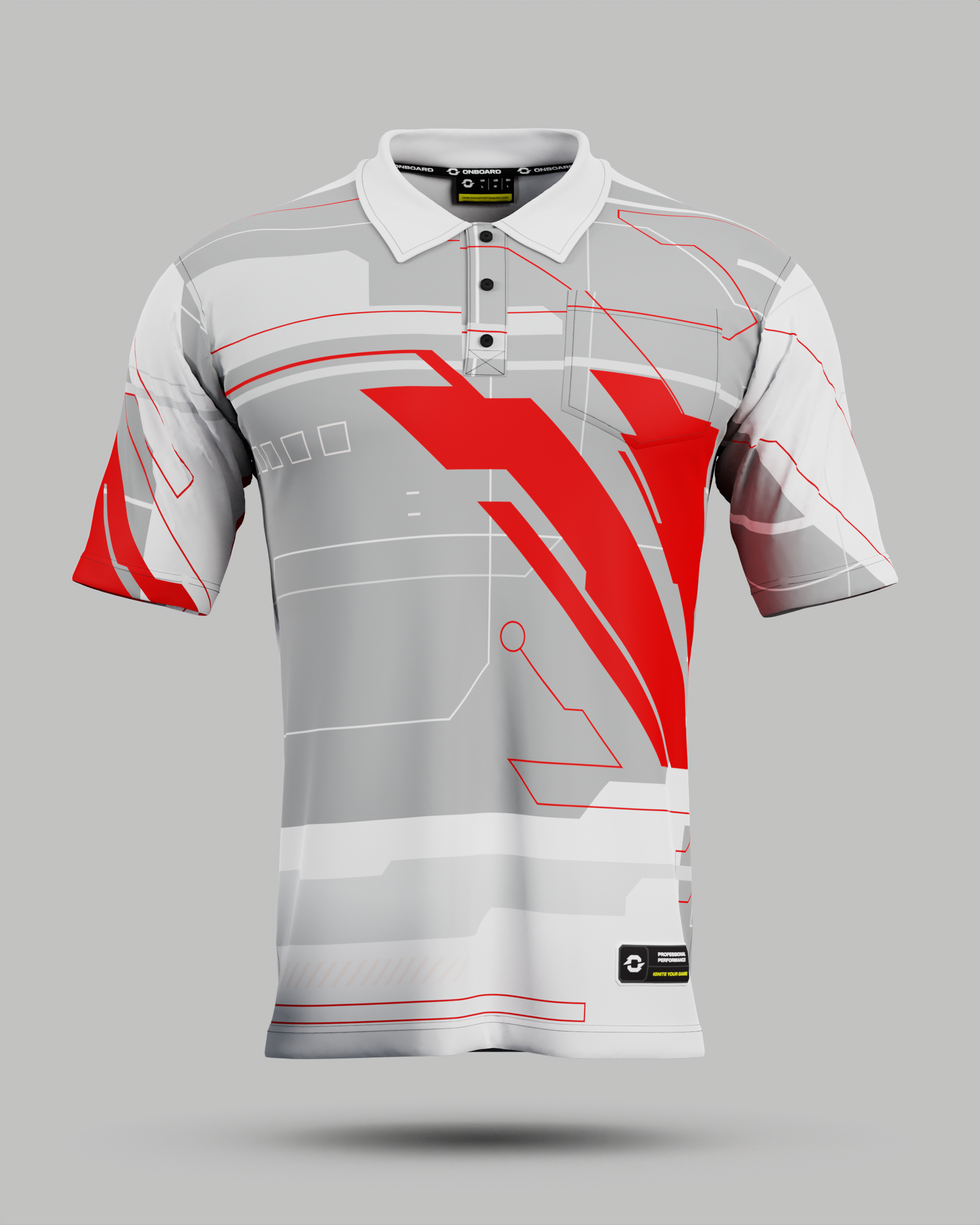 Youth Tokyo 2.0 3 Button Polo Collar Jersey With Pocket