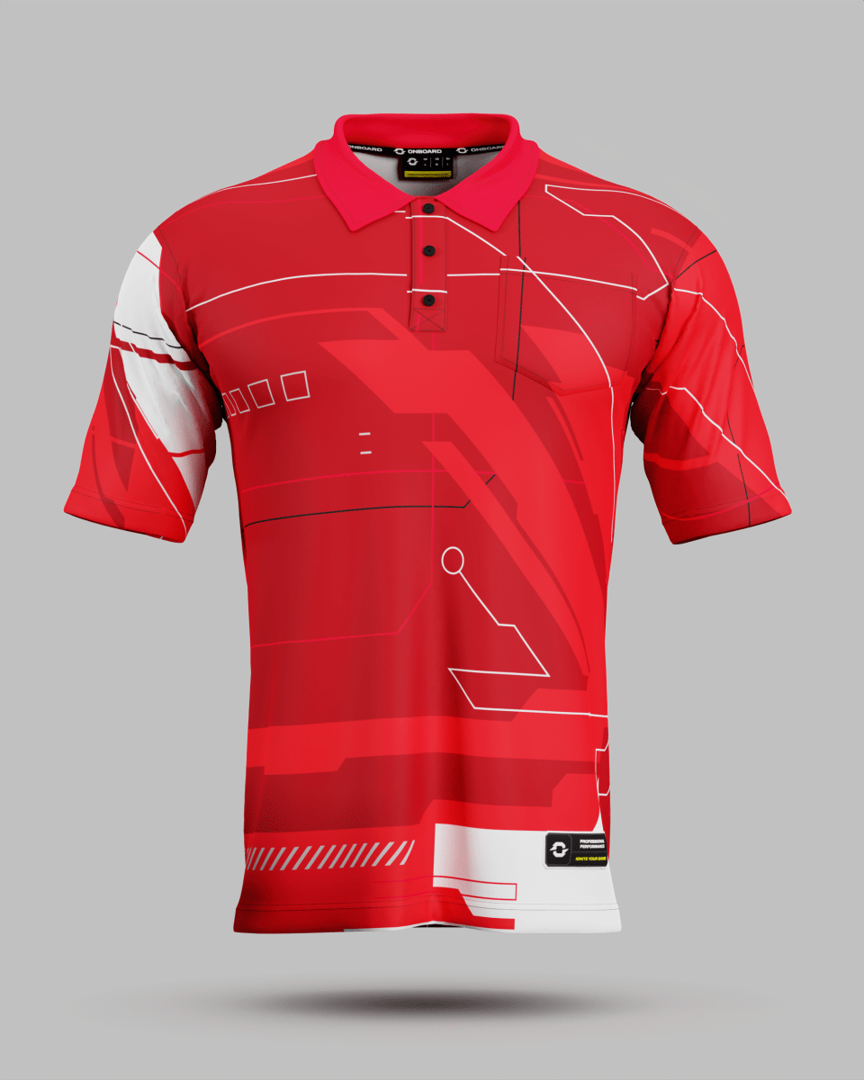 Tokyo 2.0 3 Button Polo Collar Jersey With Pocket - Onboard Sportswear