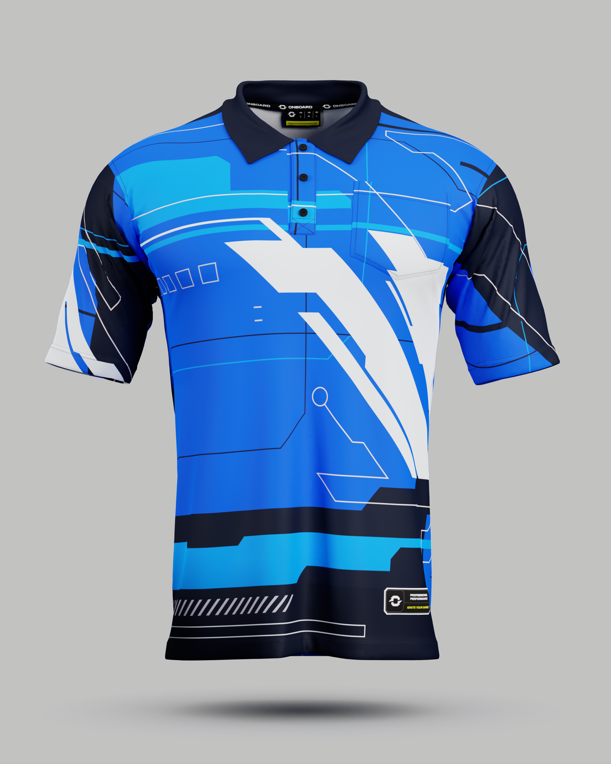 Tokyo 2.0 3 Button Polo Collar Jersey With Pocket