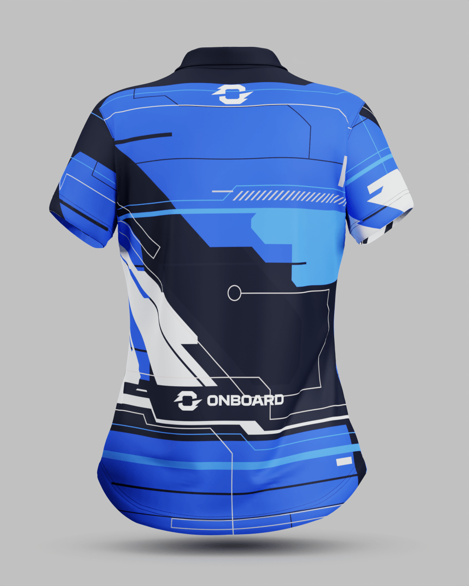 Womens Tokyo 2.0 1/4 Zip Polo Collar Jersey - Onboard Sportswear