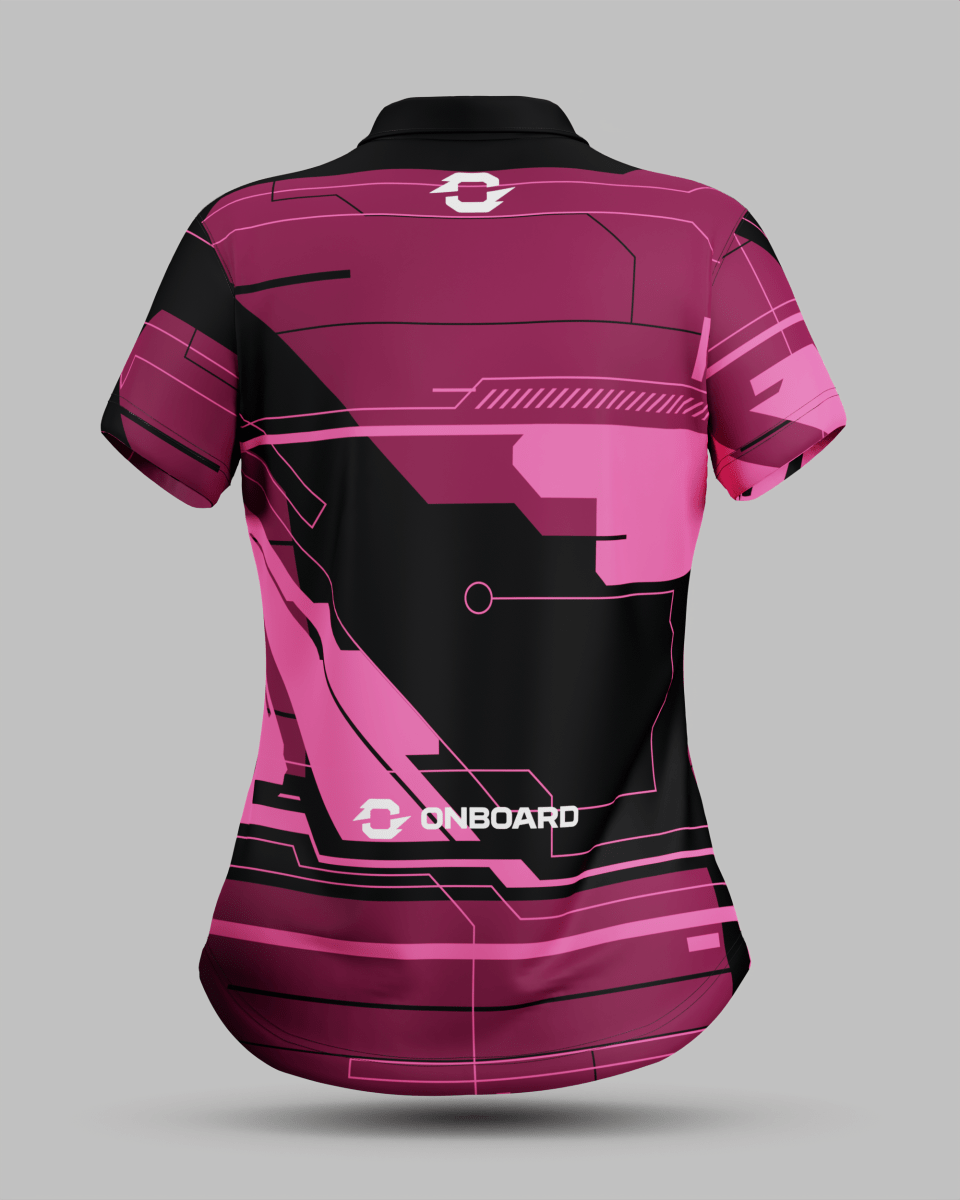 Womens Tokyo 2.0 1/4 Zip Polo Collar Jersey - Onboard Sportswear