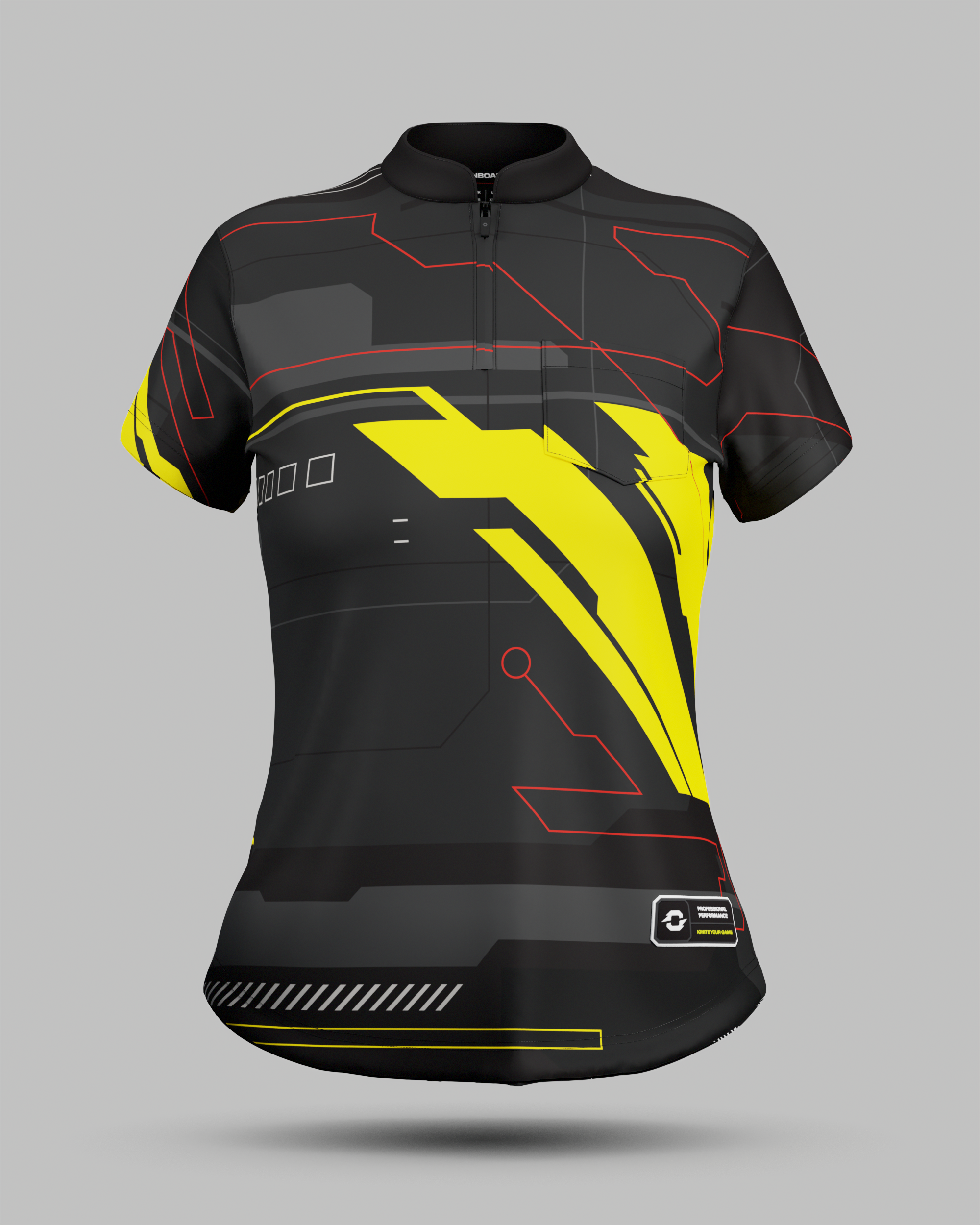 Womens Tokyo 2.0 1/4 Zip Pro Collar Jersey With Pocket