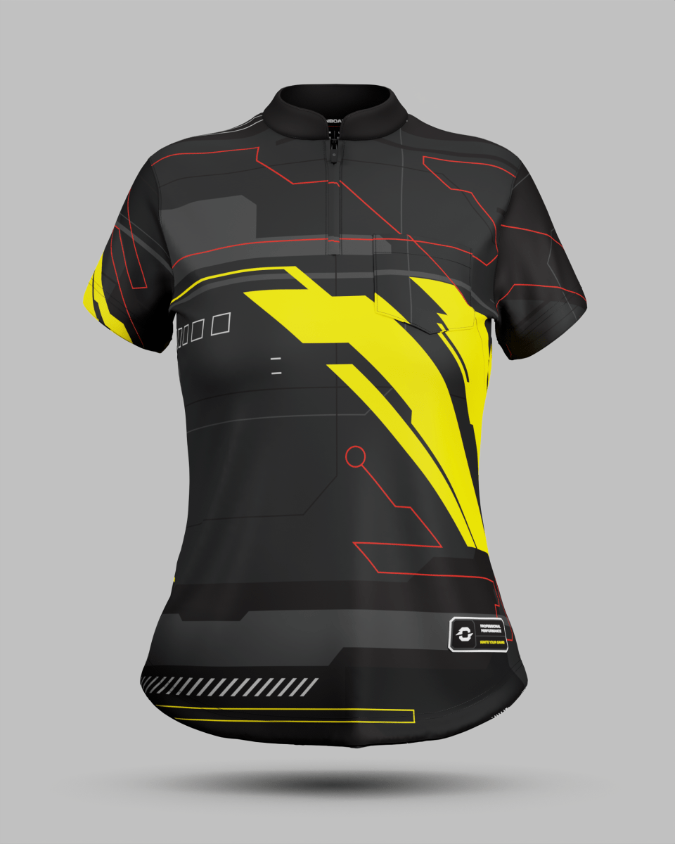 Womens Tokyo 2.0 1/4 Zip Pro Collar Jersey With Pocket - Onboard Sportswear