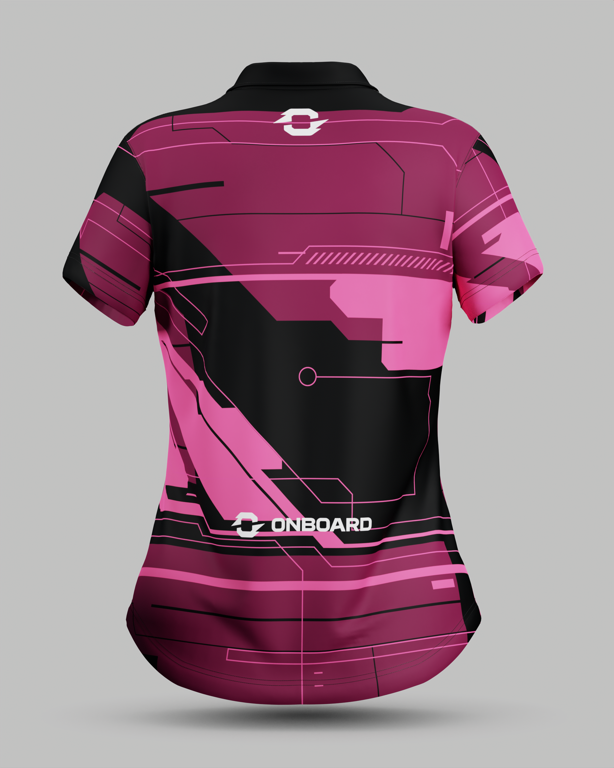 Womens Tokyo 2.0 3 Button Polo Collar Jersey With Pocket
