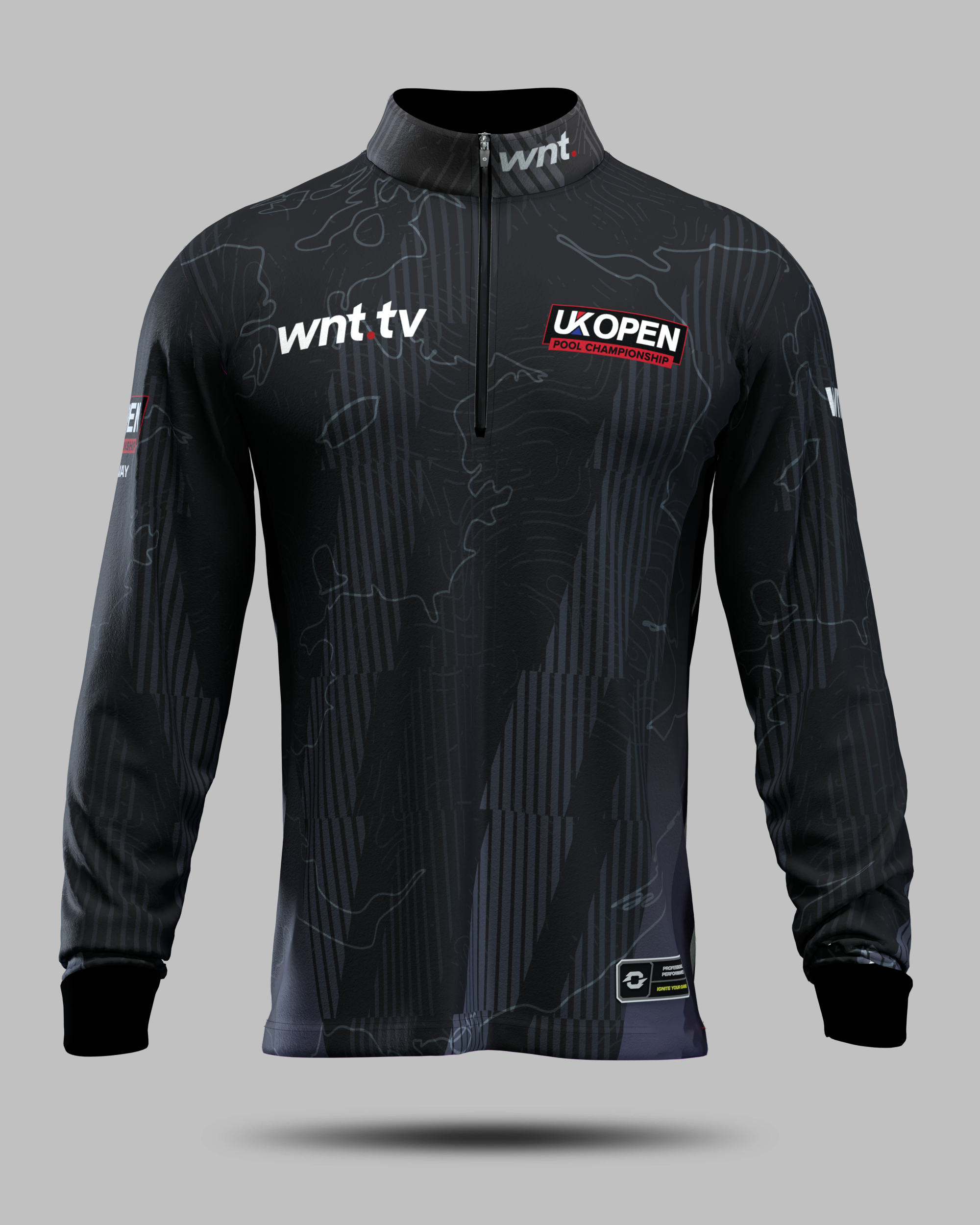 Official 2026 UK Open 1/2 Zip Midlayer
