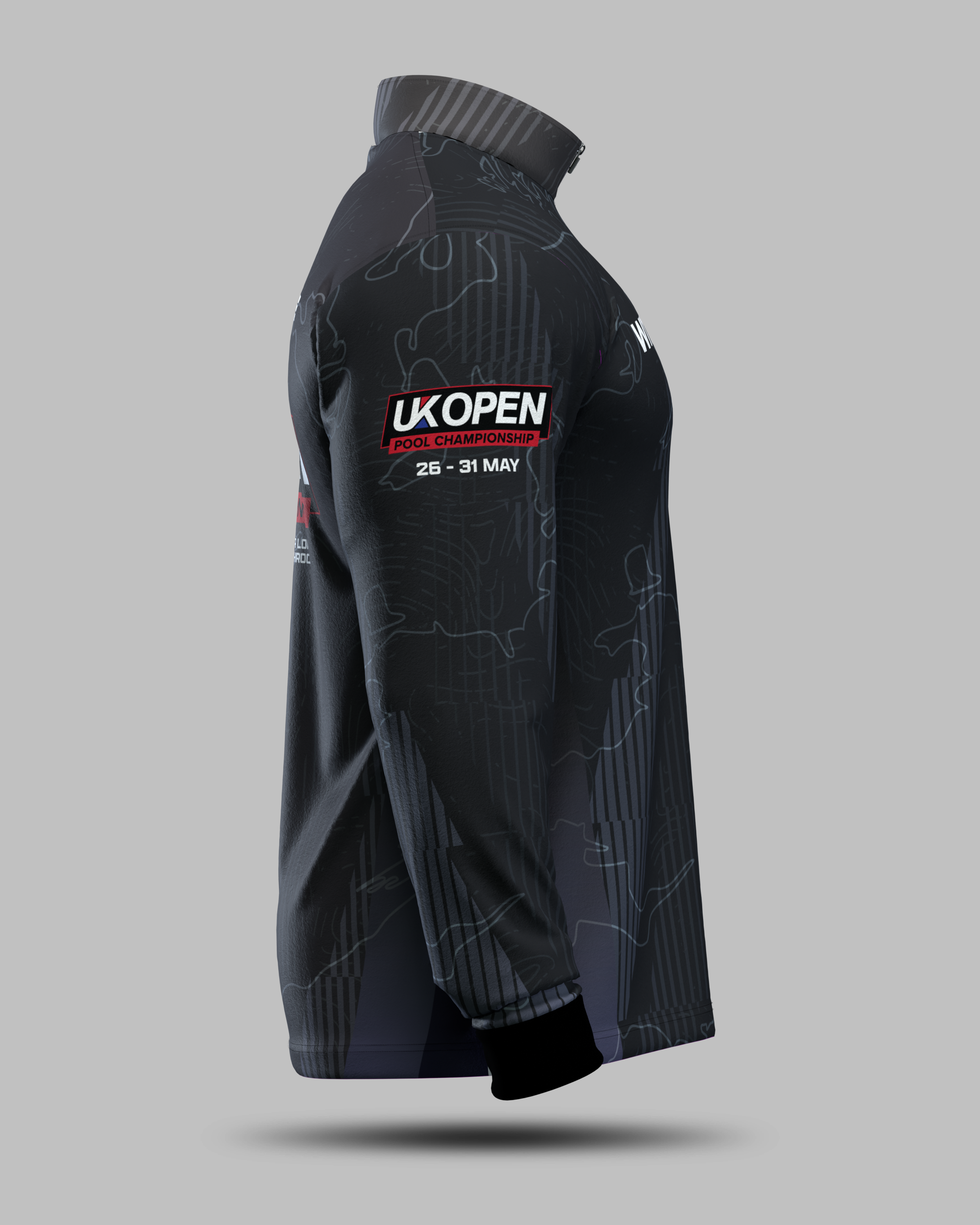 Official 2026 UK Open 1/2 Zip Midlayer