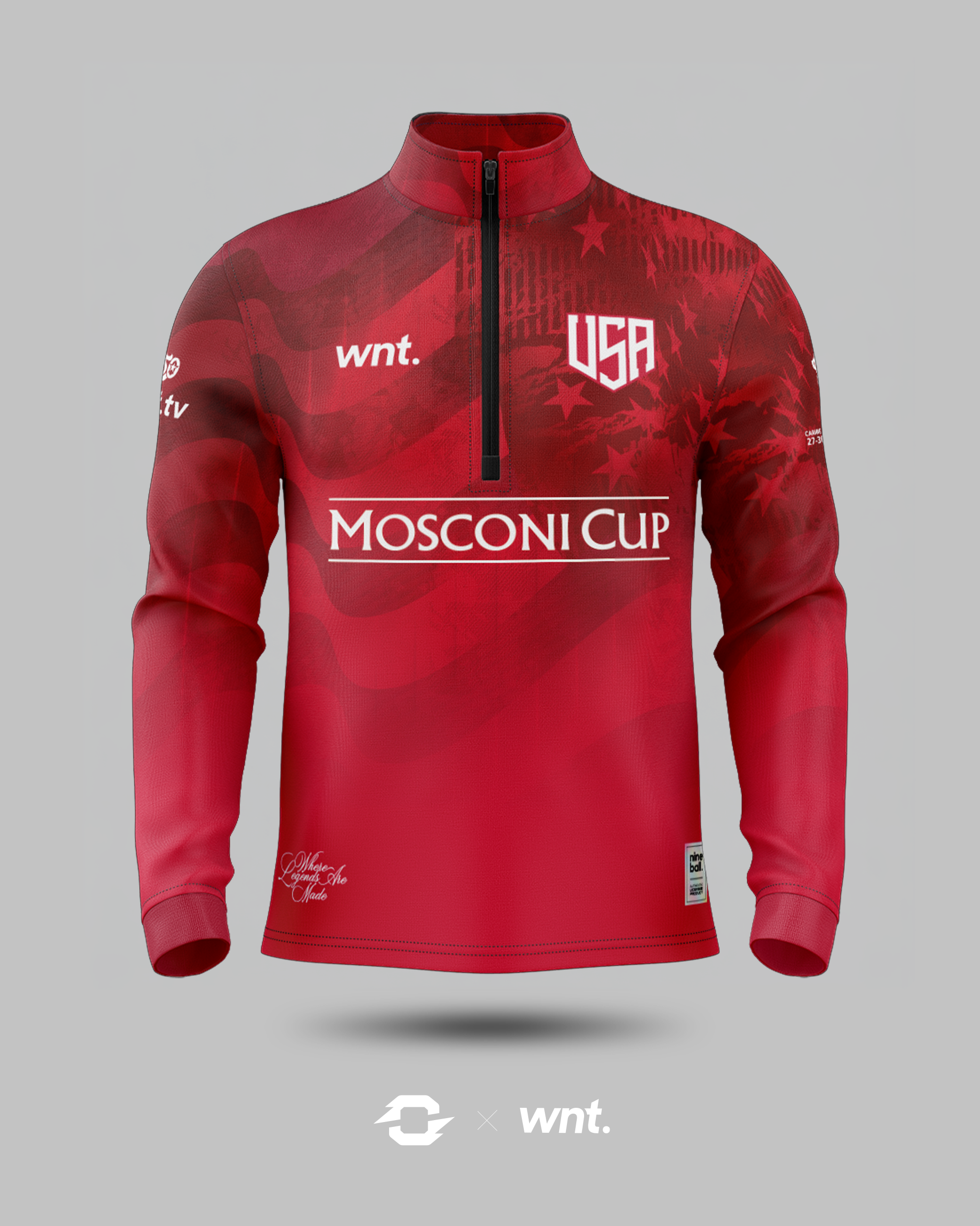 Team USA Youth Mosconi Cup 1/2 Zip Midlayer