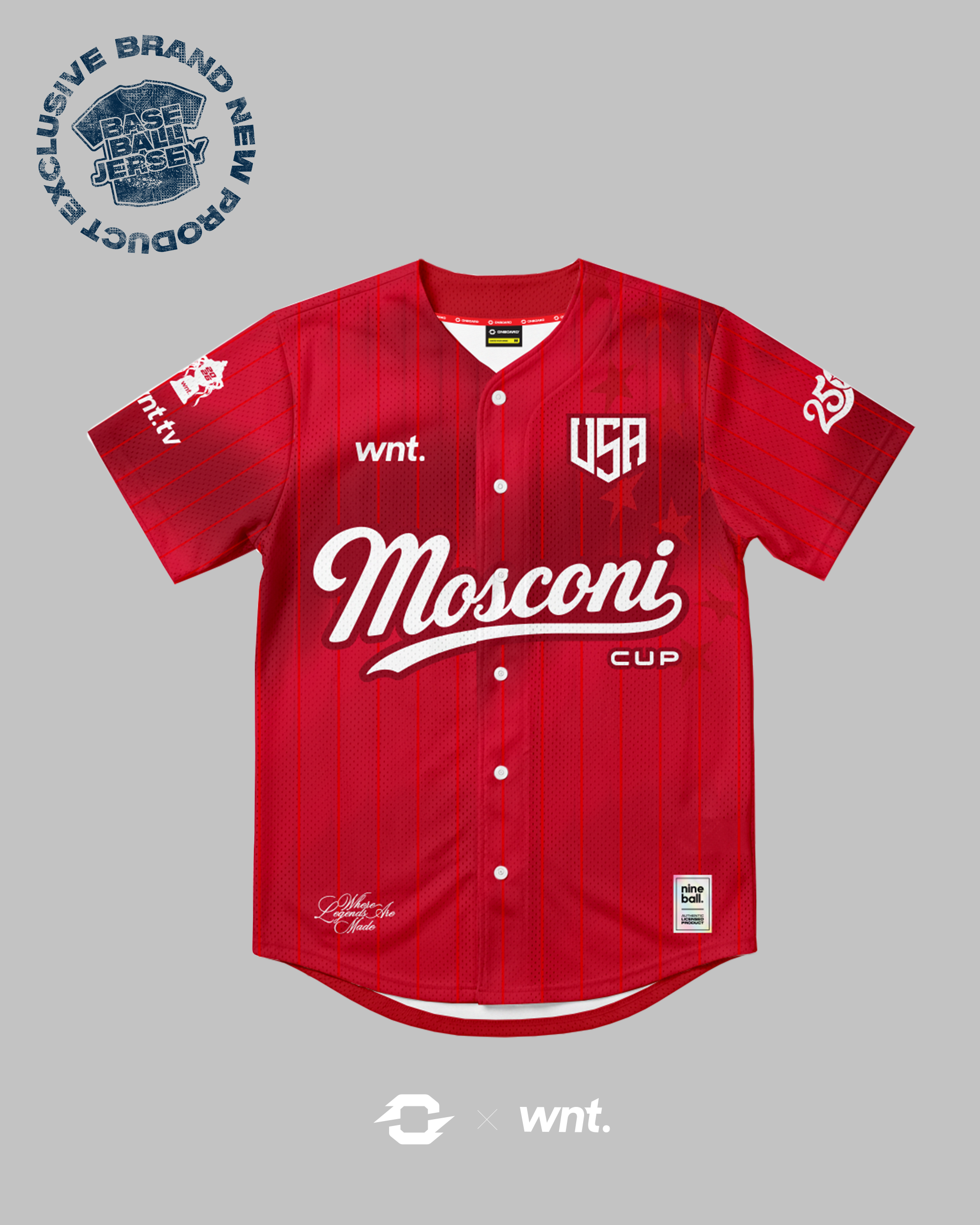 Team USA Mosconi Cup Baseball Jersey