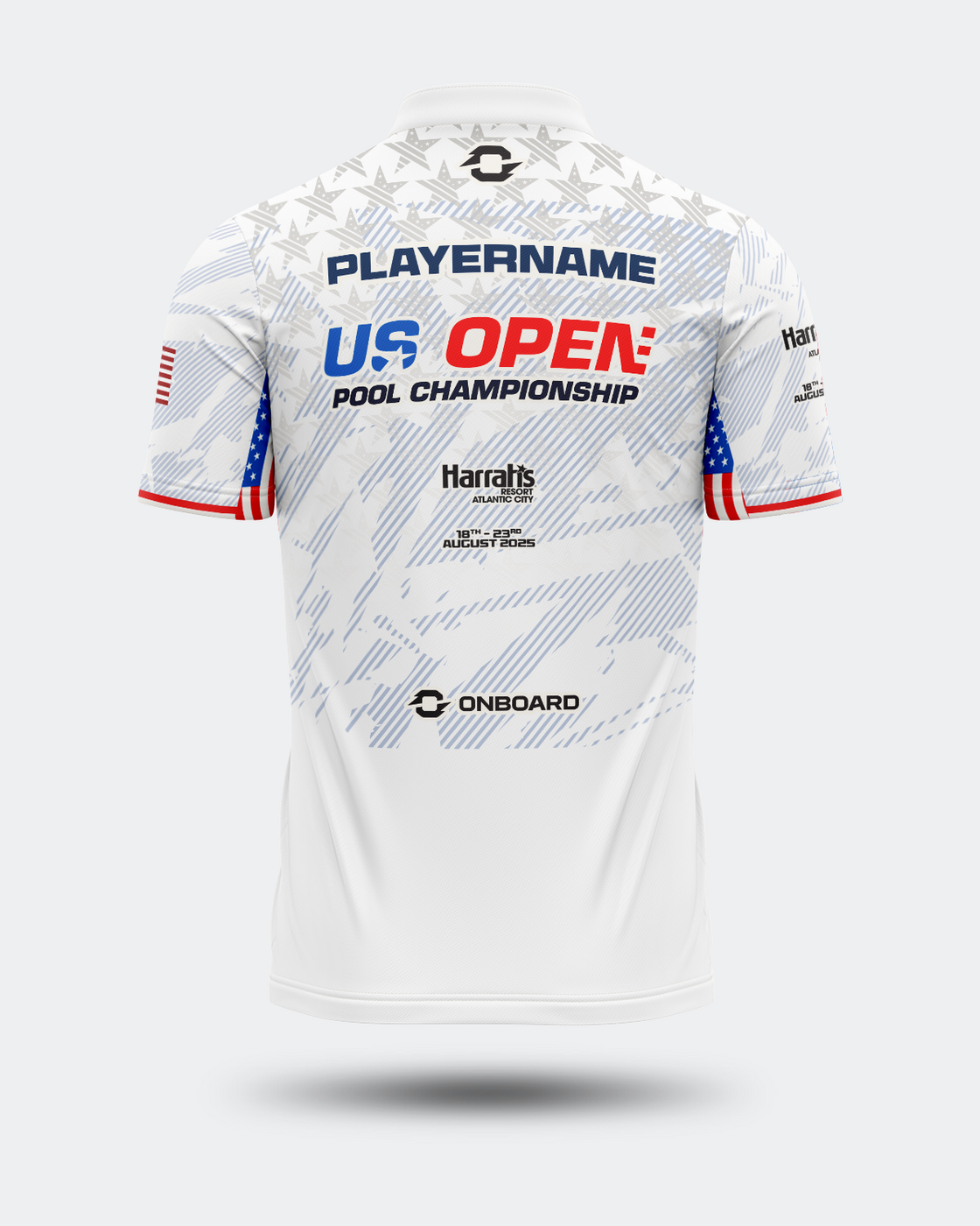 2025 Official U.S Open Pool Championship Jersey White