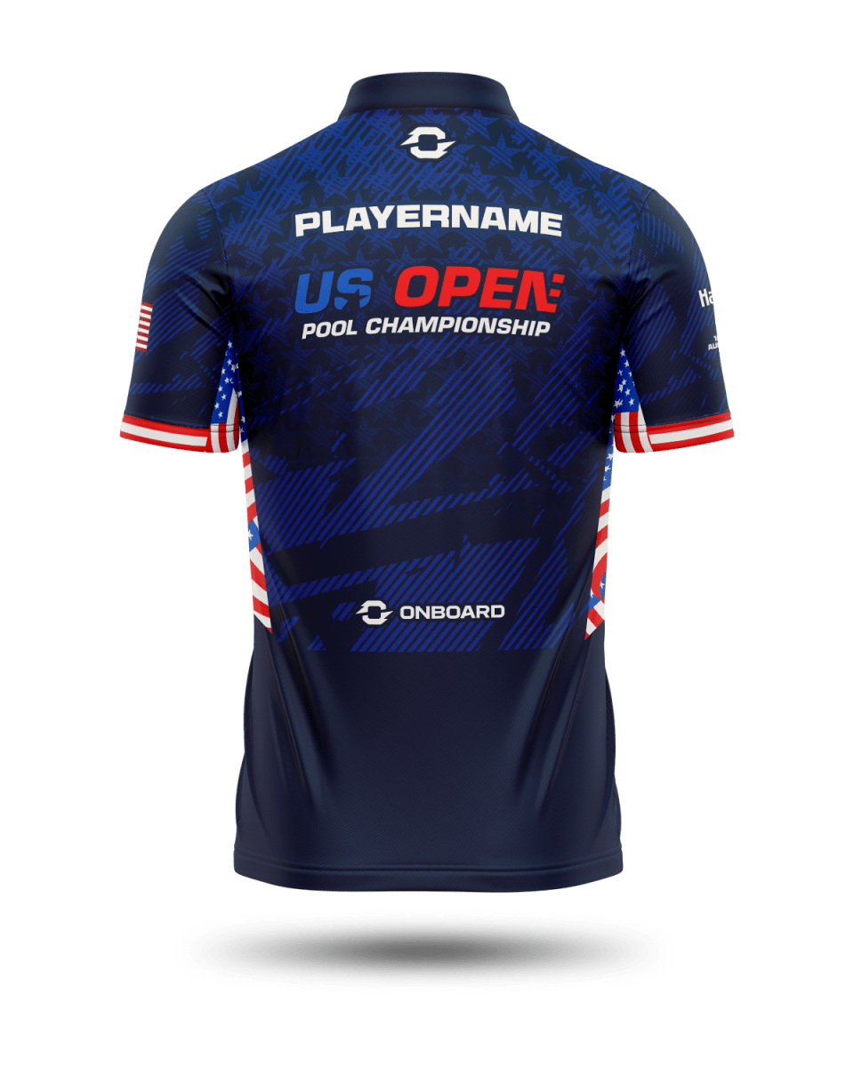 2025 Official U.S Open Pool Championship Jersey Navy - Onboard Sportswear