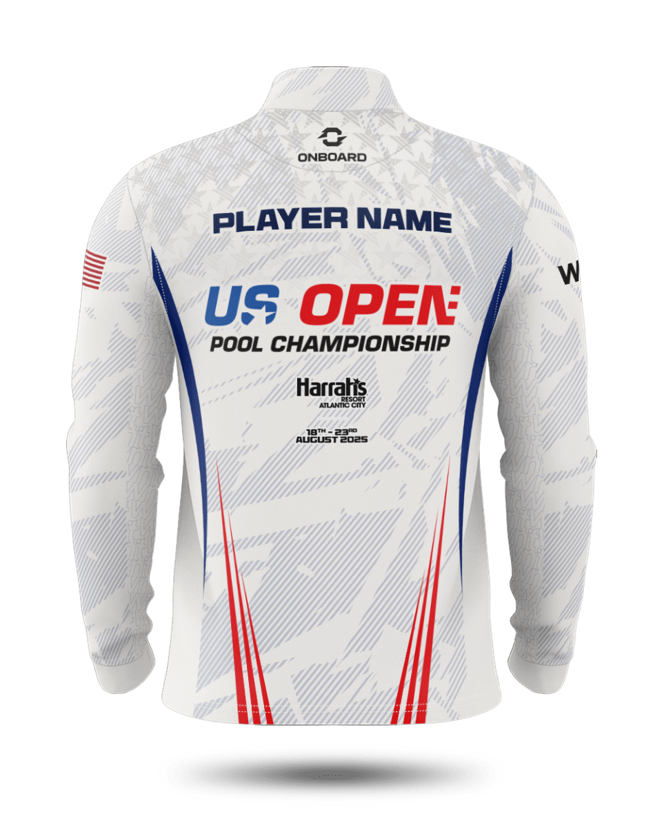 2025 Official U.S Open Pool Championship 1/2 Zip Midlayer - Onboard Sportswear