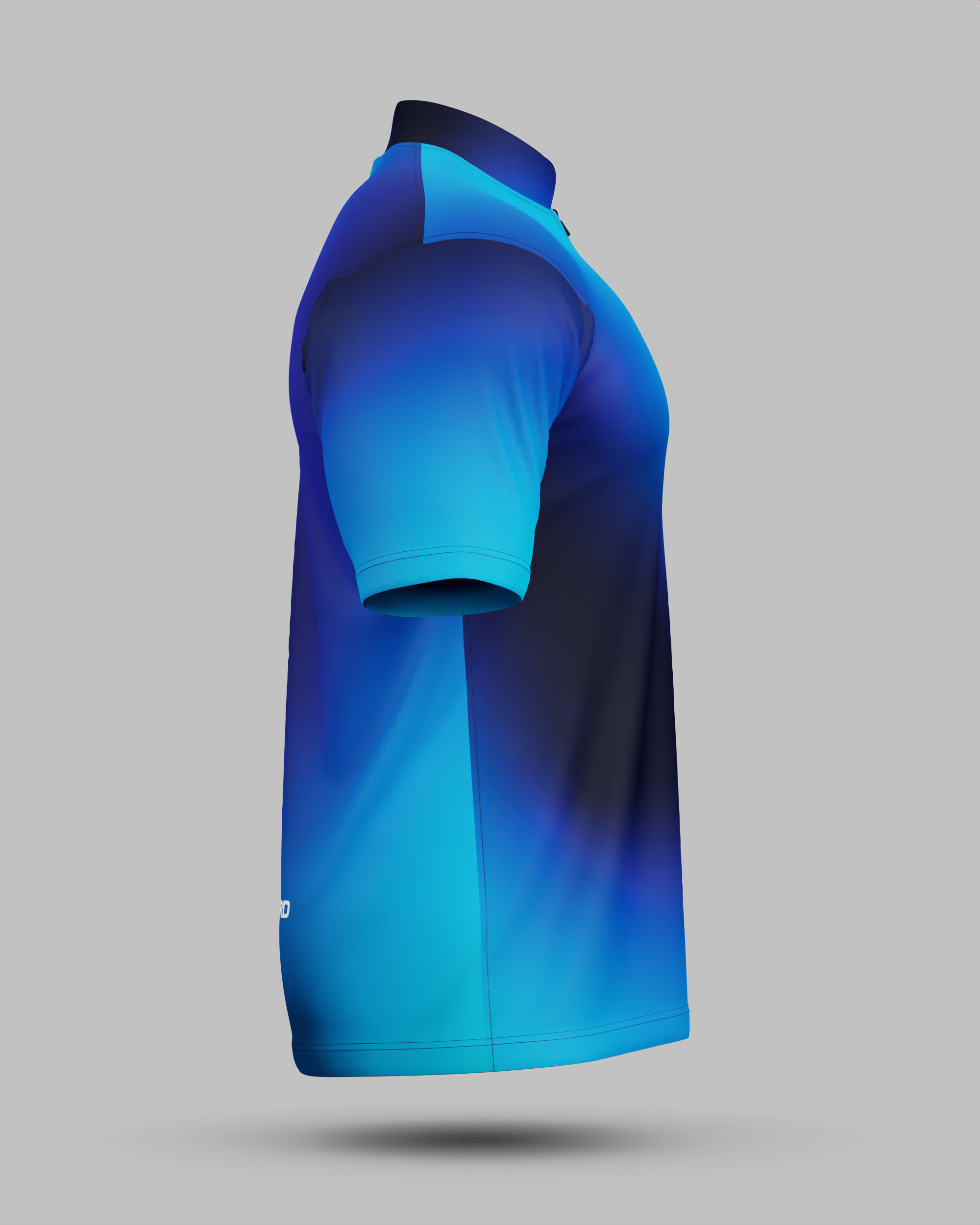 Express Aura 1/4 Zip Pro Collar Jersey Blue