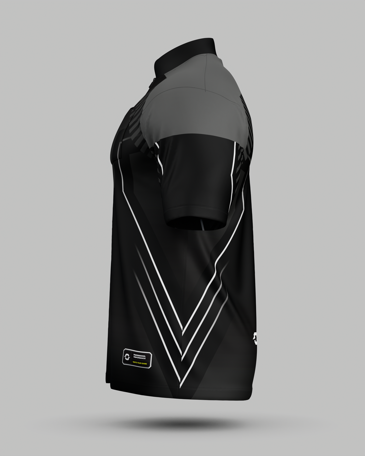 Onyx 1/4 Zip Pro Collar Jersey with pocket
