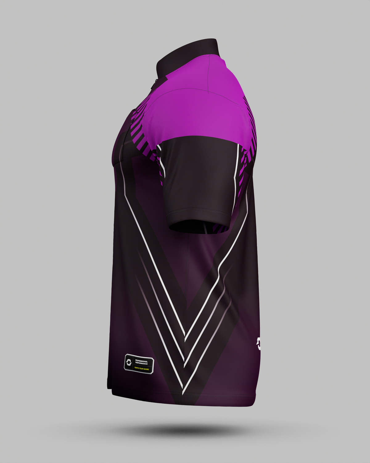 Onyx 1/4 Zip Pro Collar Jersey with pocket