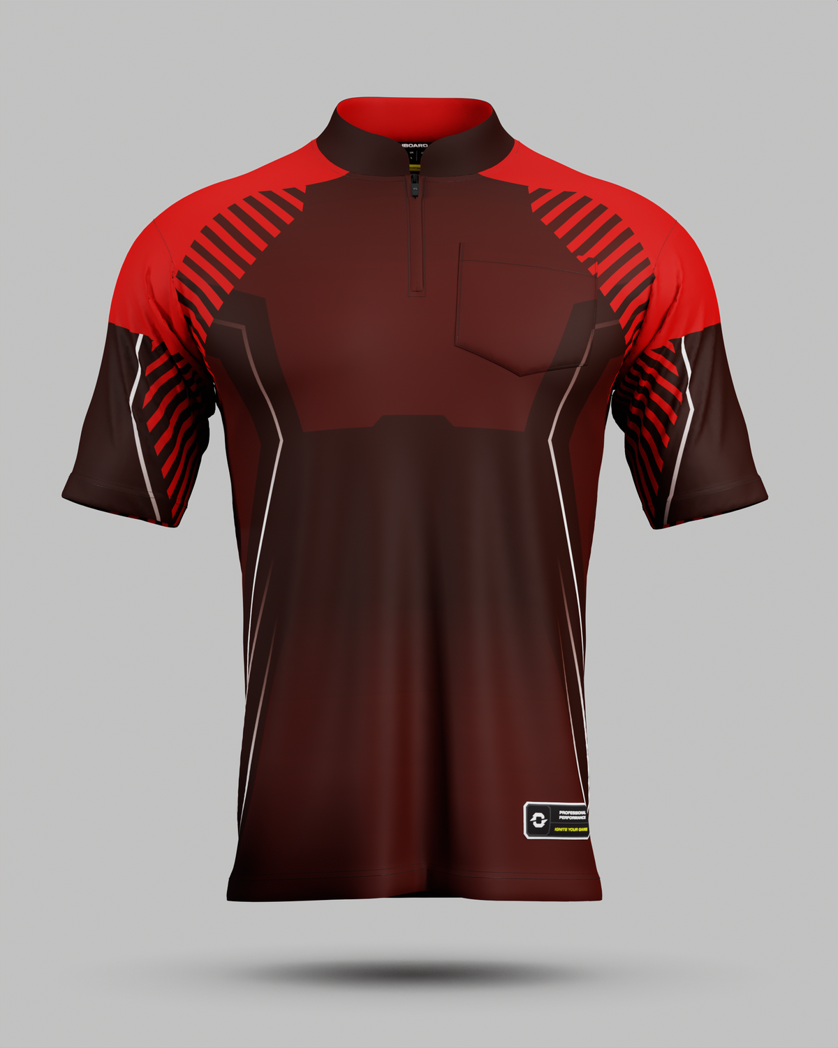 Onyx 1/4 Zip Pro Collar Jersey with pocket