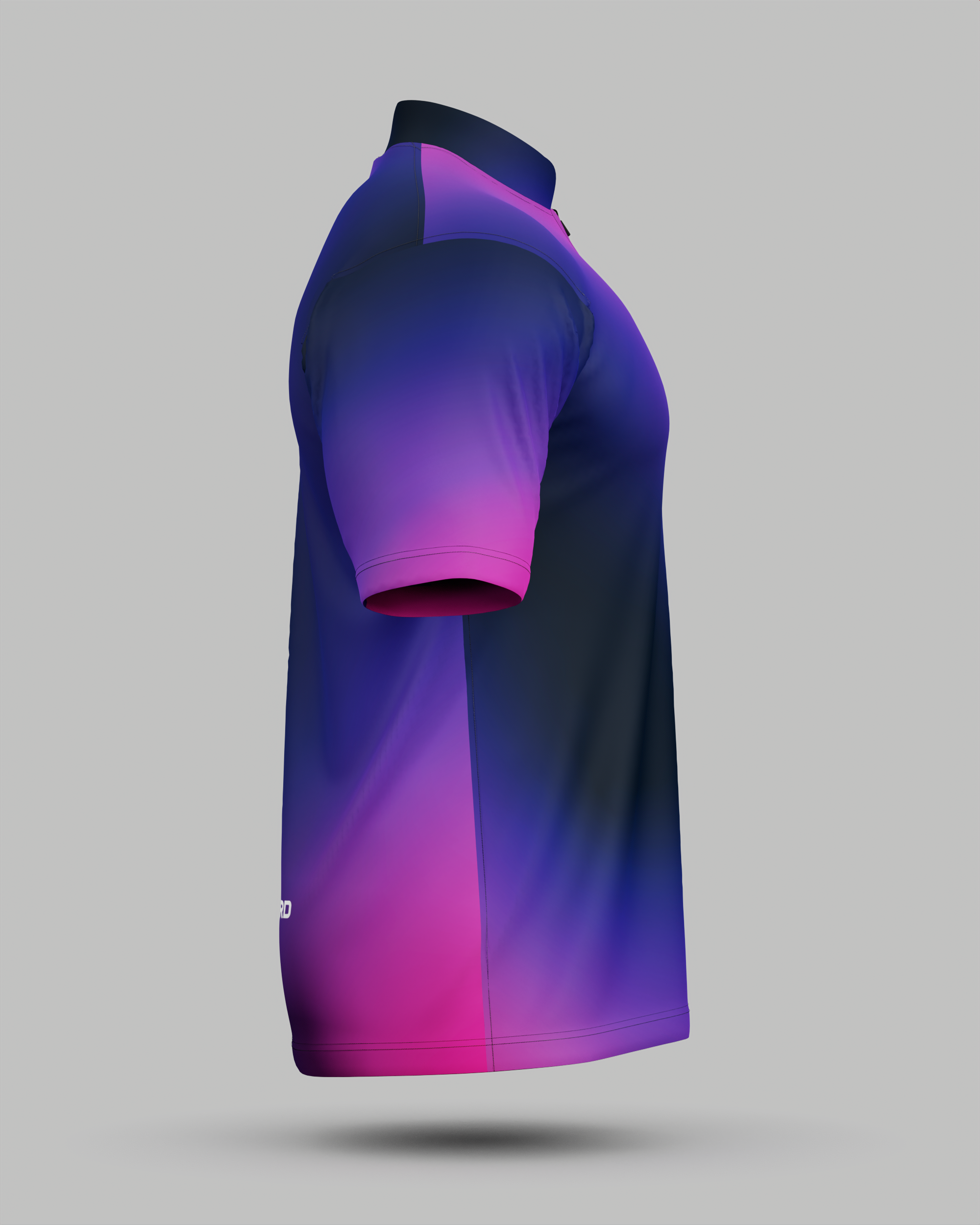 Express Aura 1/4 Zip Pro Collar Jersey Purple