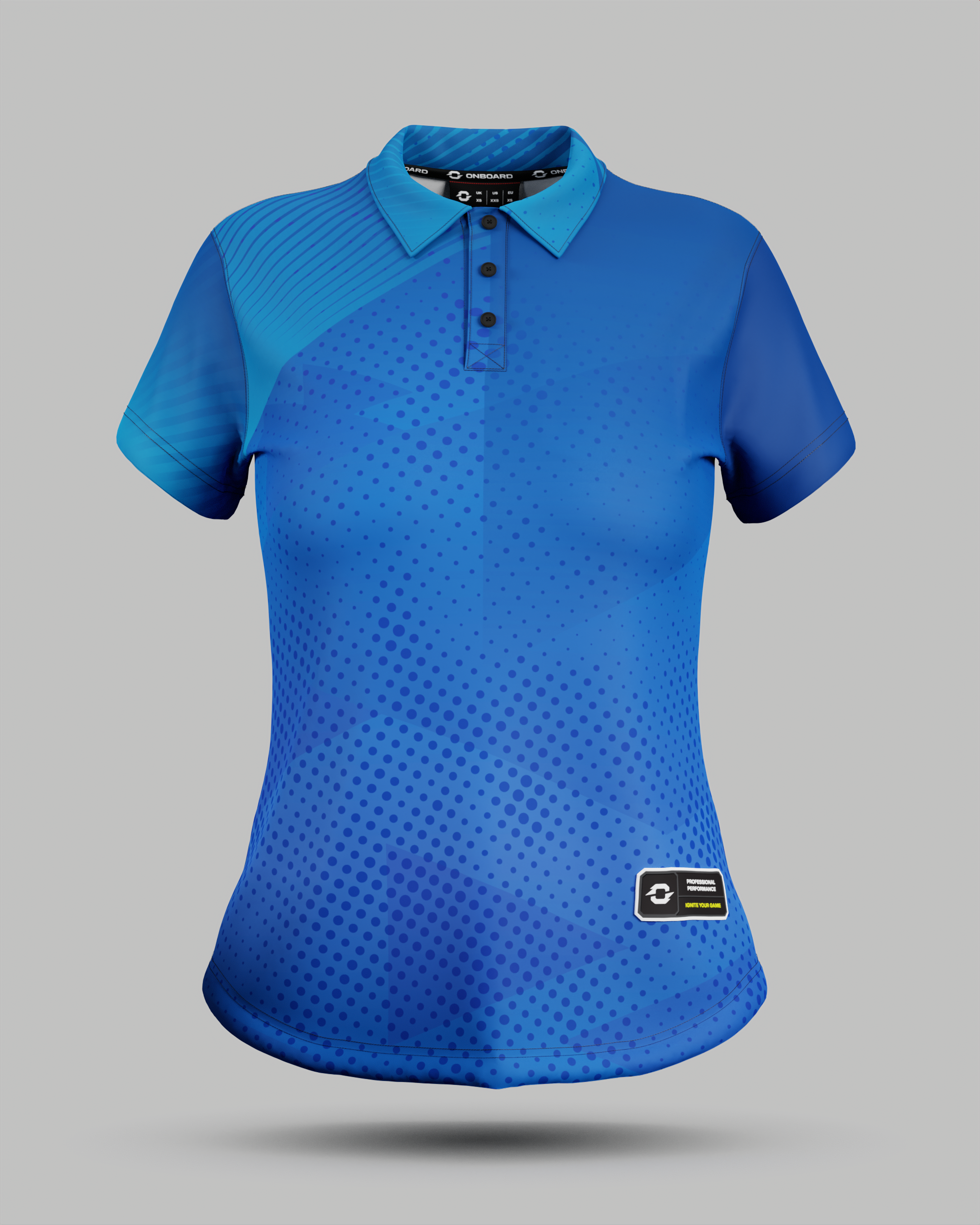 Womens Miami 2.0 3 Button Polo Collar Jersey
