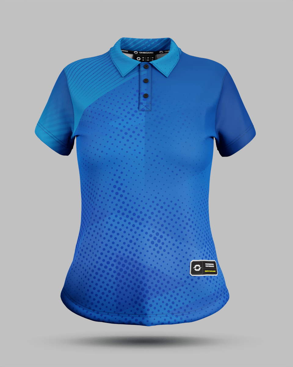 Womens Miami 2.0 3 Button Polo Collar Jersey - Onboard Sportswear