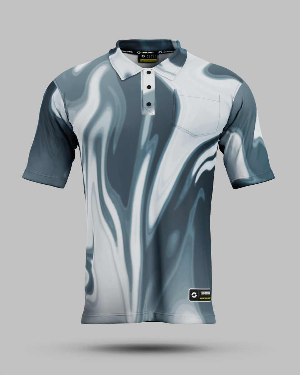 Wave 3 Button Polo Collar Jersey With Pocket - Onboard Sportswear