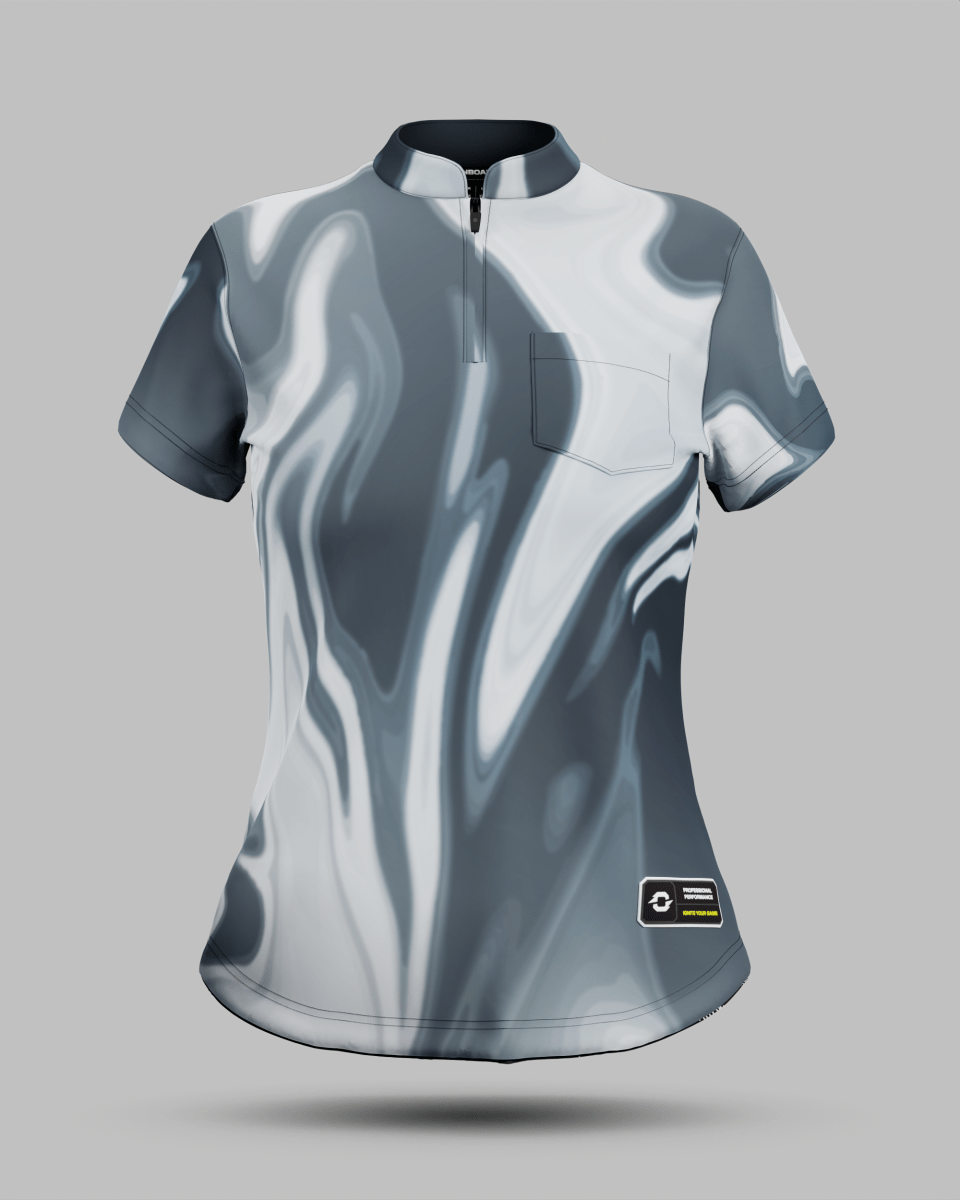 Womens Wave 1/4 Zip Pro Collar Jersey With Pocket - Onboard Sportswear