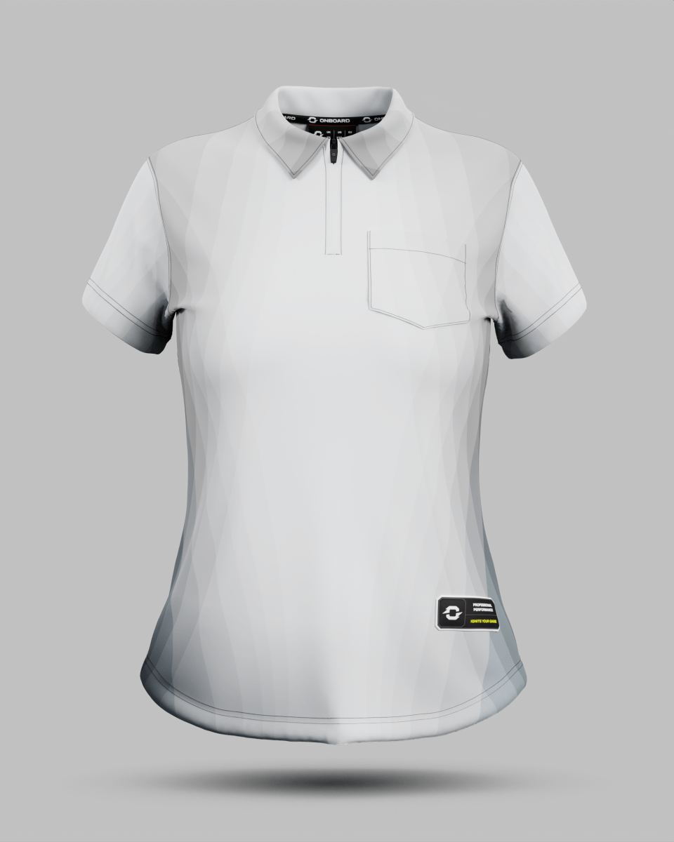 Womens Helsinki 2.0 3 Button Polo Collar Jersey With Pocket - Onboard Sportswear