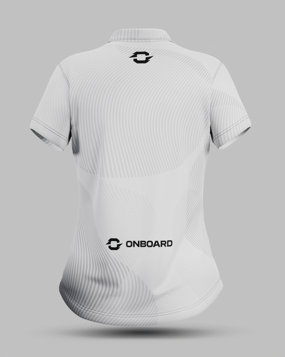 Womens Eclipse 3 Button Polo Collar Jersey With Pocket - Onboard Sportswear