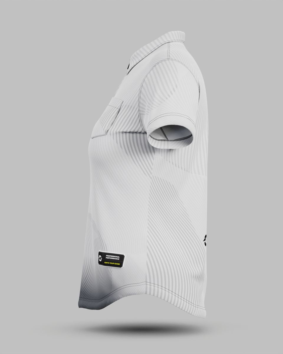 Womens Eclipse 3 Button Polo Collar Jersey With Pocket - Onboard Sportswear