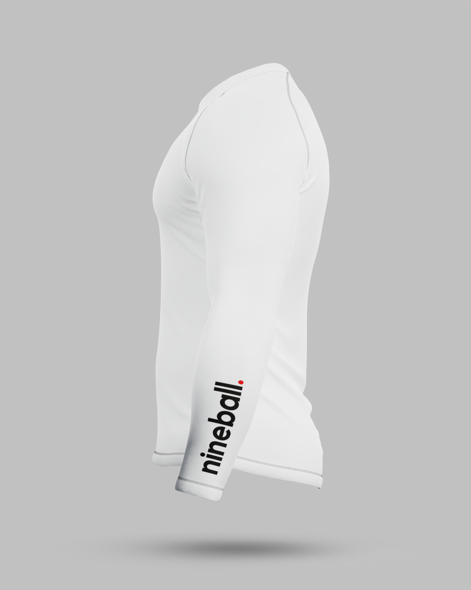 Essential Nineball Baselayer - White - Onboard Sportswear