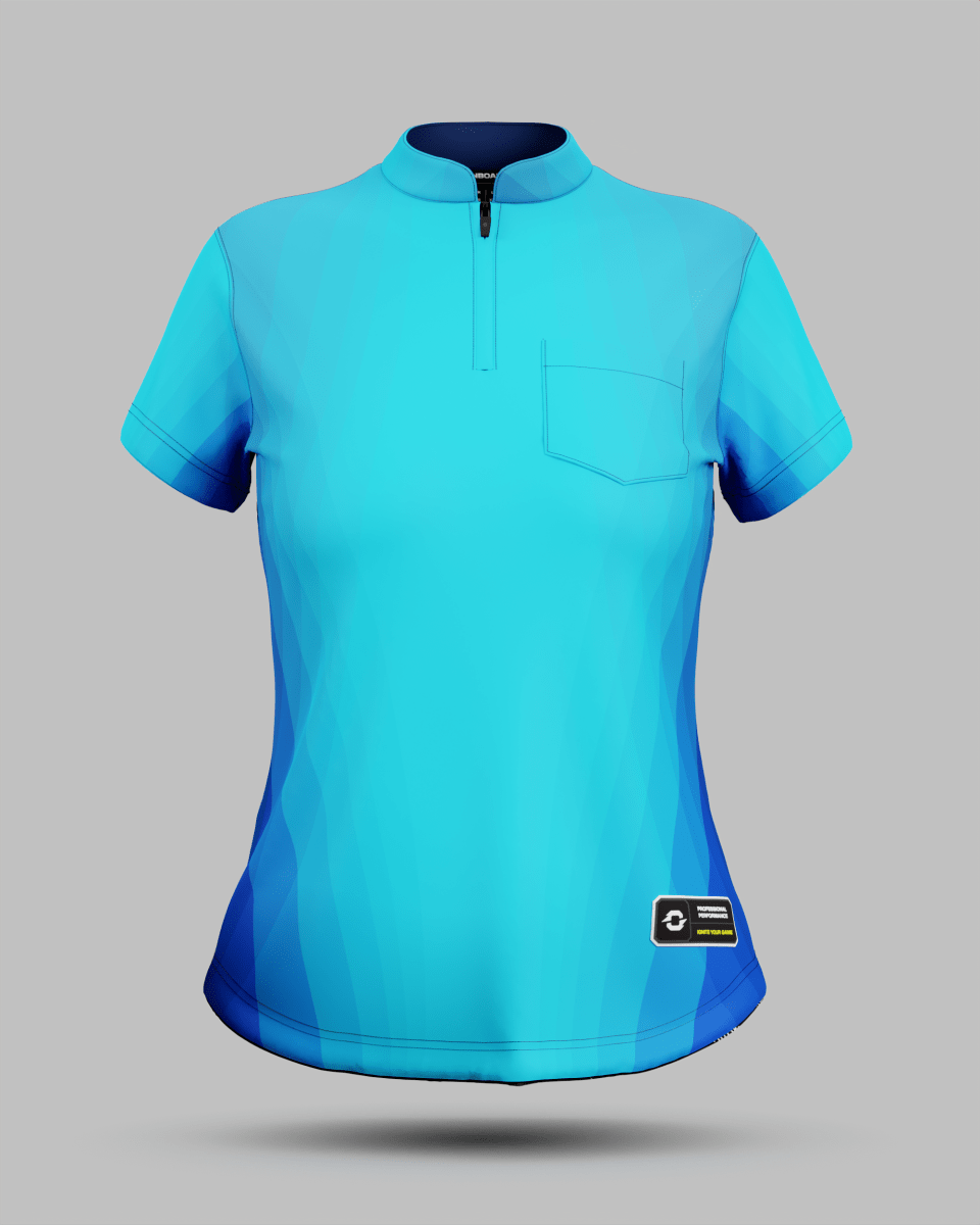 Womens Helsinki 2.0 1/4 Zip Pro Collar Jersey With Pocket - Onboard Sportswear