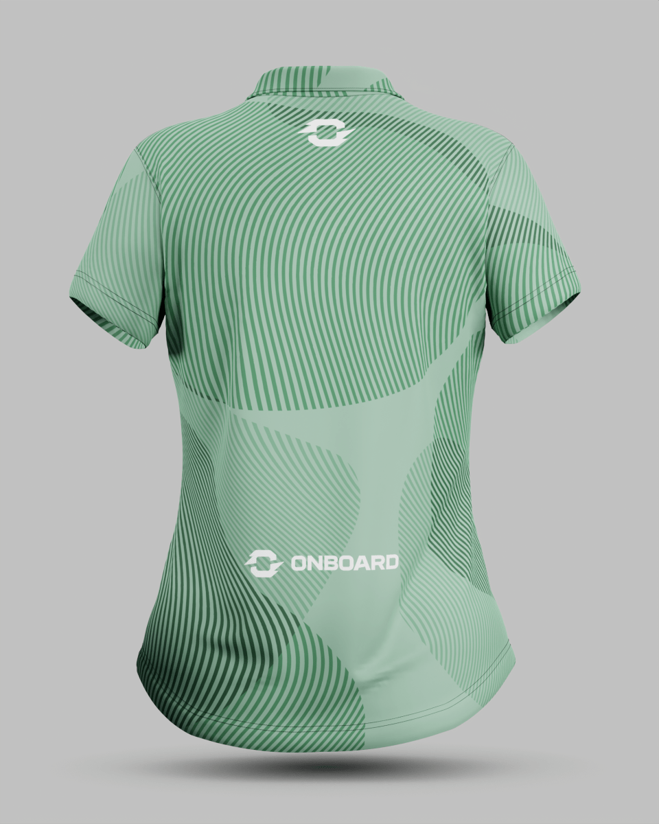 Womens Eclipse 3 Button Polo Collar Jersey With Pocket - Onboard Sportswear