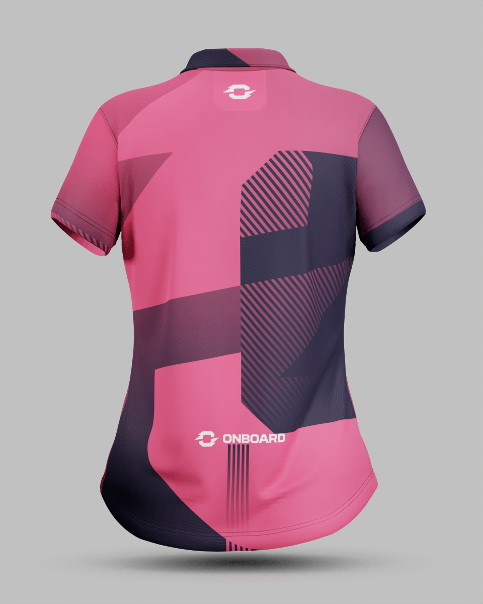 Womens Surge 1/4 Zip Polo Collar Jersey With Pocket - Onboard Sportswear