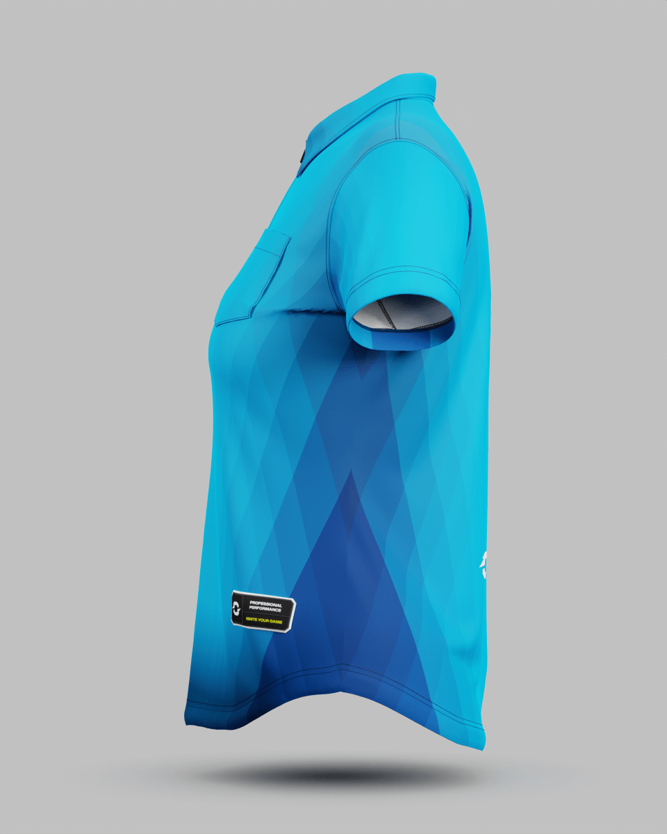 Womens Helsinki 2.0 3 Button Polo Collar Jersey With Pocket - Onboard Sportswear