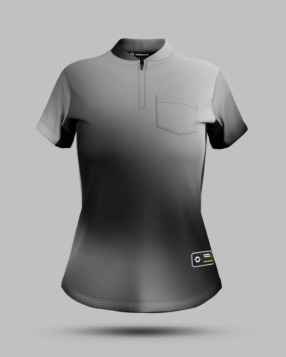 Womens Aura Spark Jersey with Pocket - Onboard Sportswear