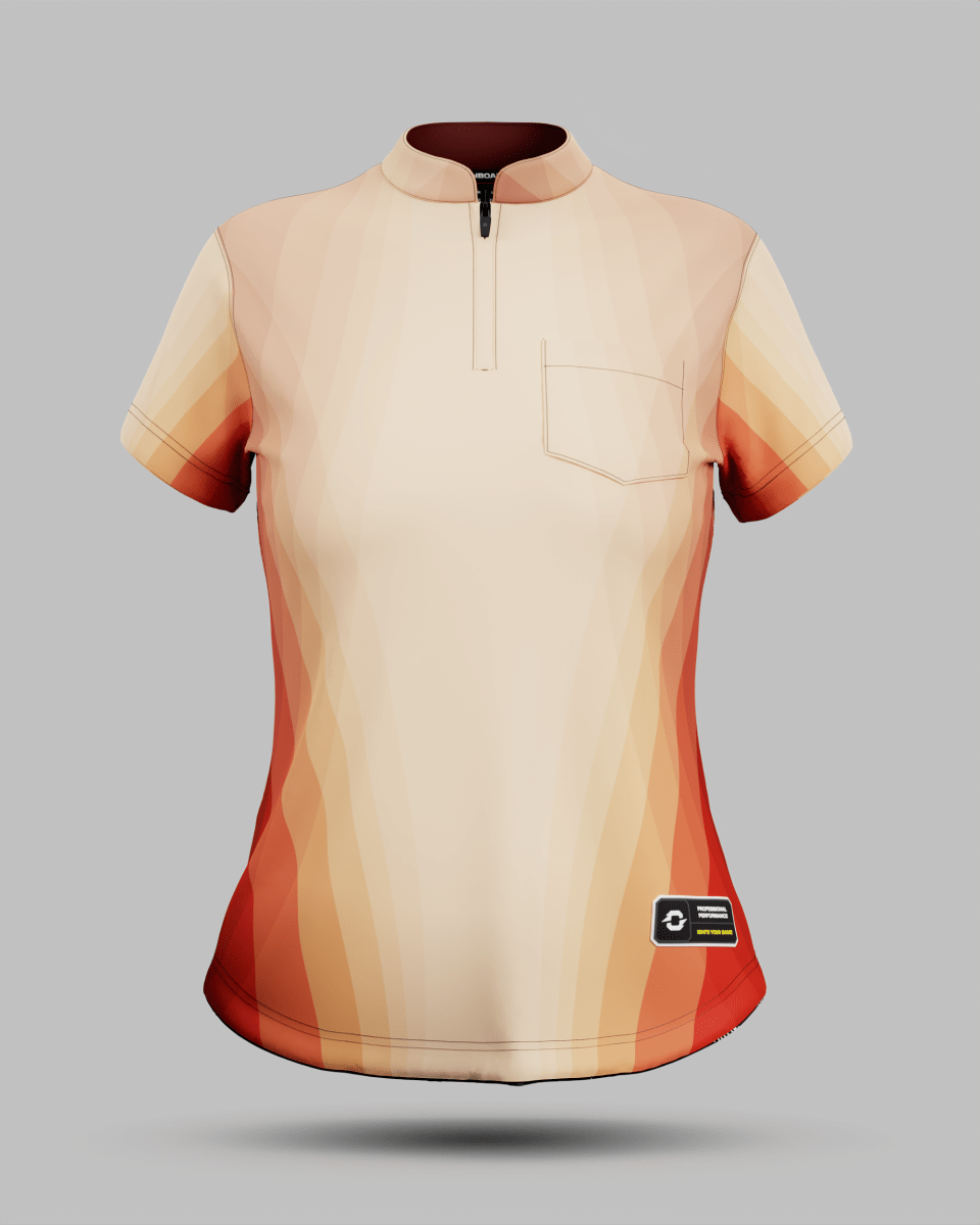 Womens Helsinki 2.0 1/4 Zip Pro Collar Jersey With Pocket - Onboard Sportswear