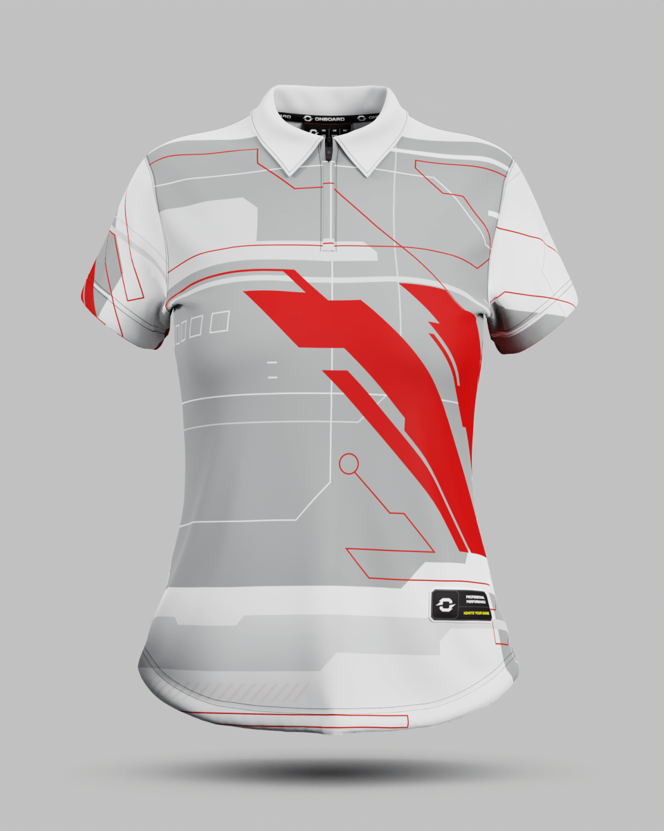 Womens Tokyo 2.0 1/4 Zip Polo Collar Jersey - Onboard Sportswear