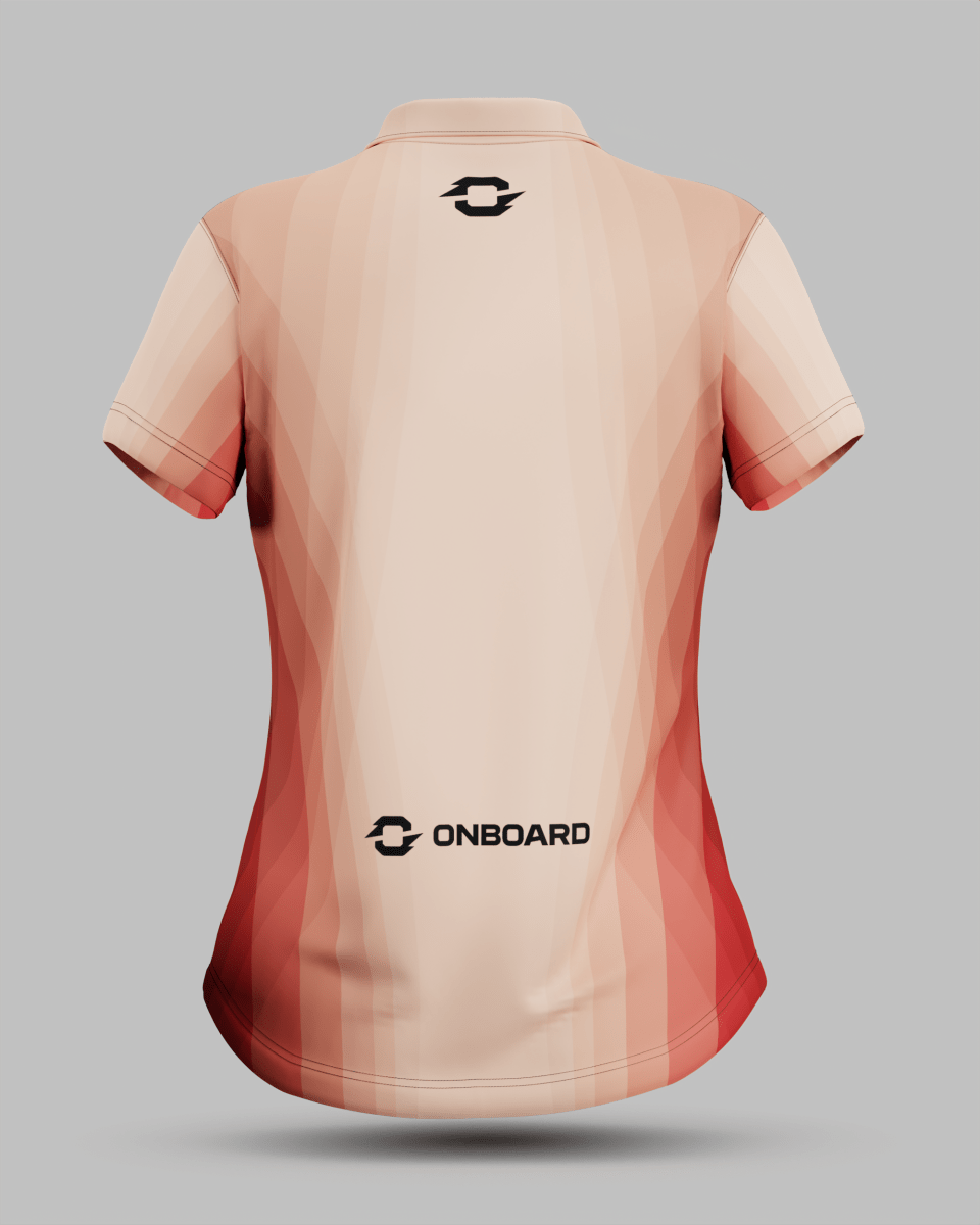 Womens Helsinki 2.0 1/4 Zip Polo Collar Jersey - Onboard Sportswear
