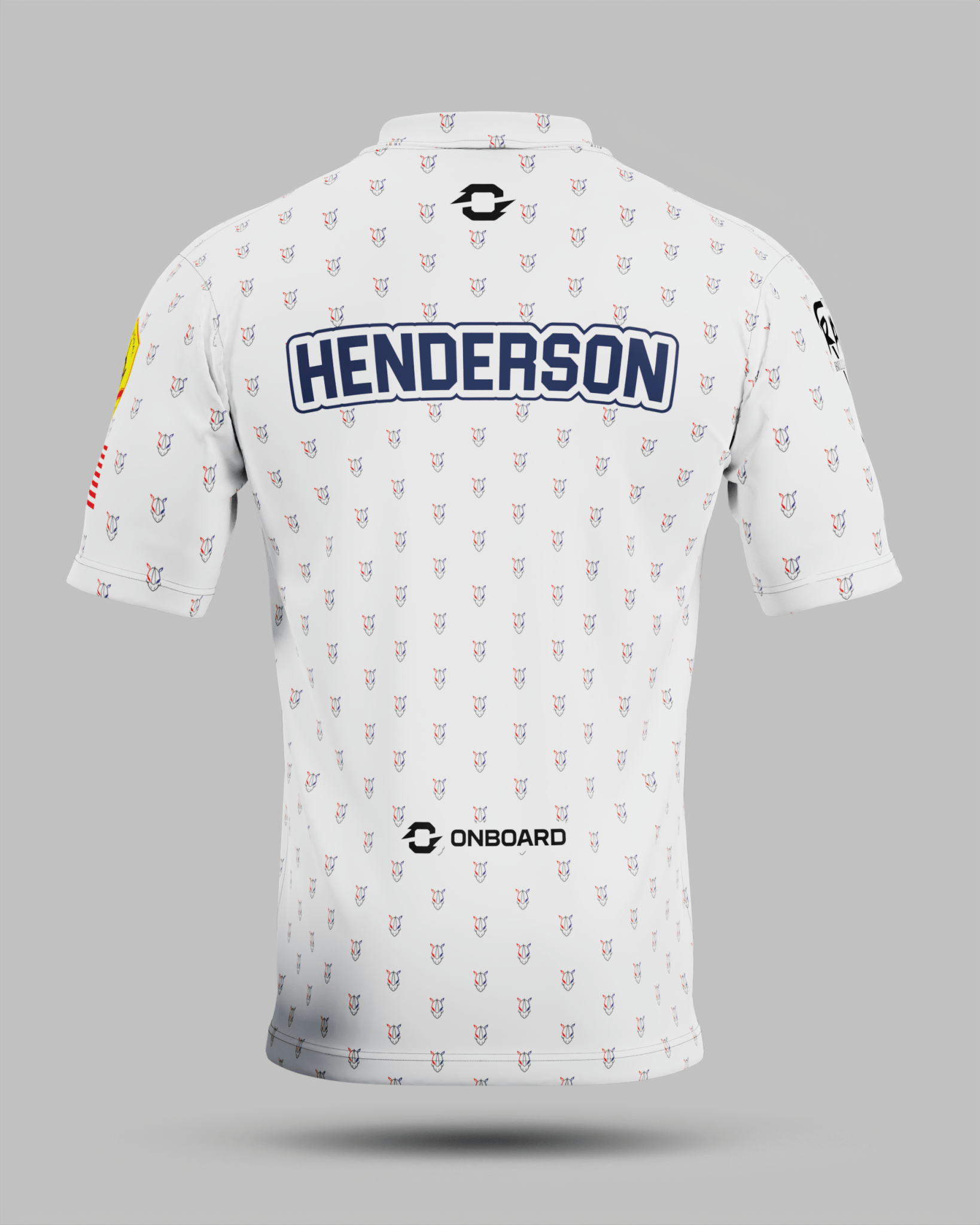 Sam "RYNO" Henderson White Polo Jersey - Onboard Sportswear