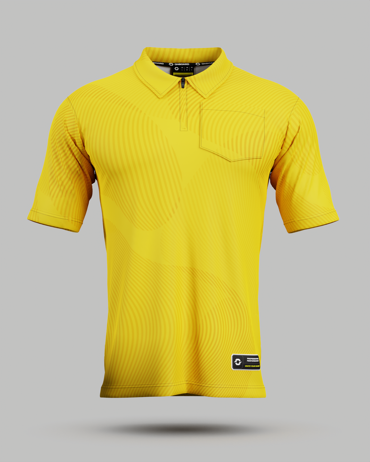 Eclipse 1/4 Zip Polo Collar Jersey With Pocket