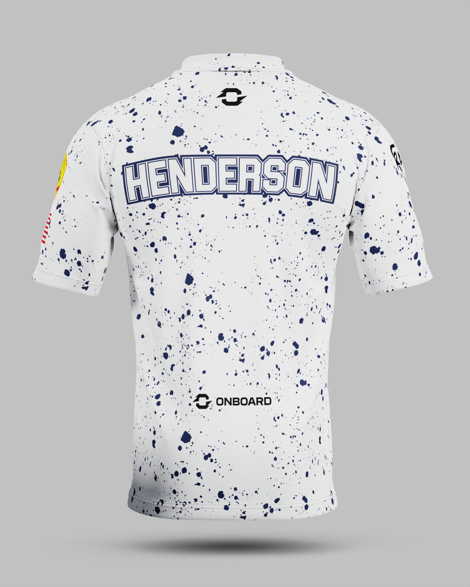 Sam "RYNO" Henderson White / Navy Polo Jersey - Onboard Sportswear