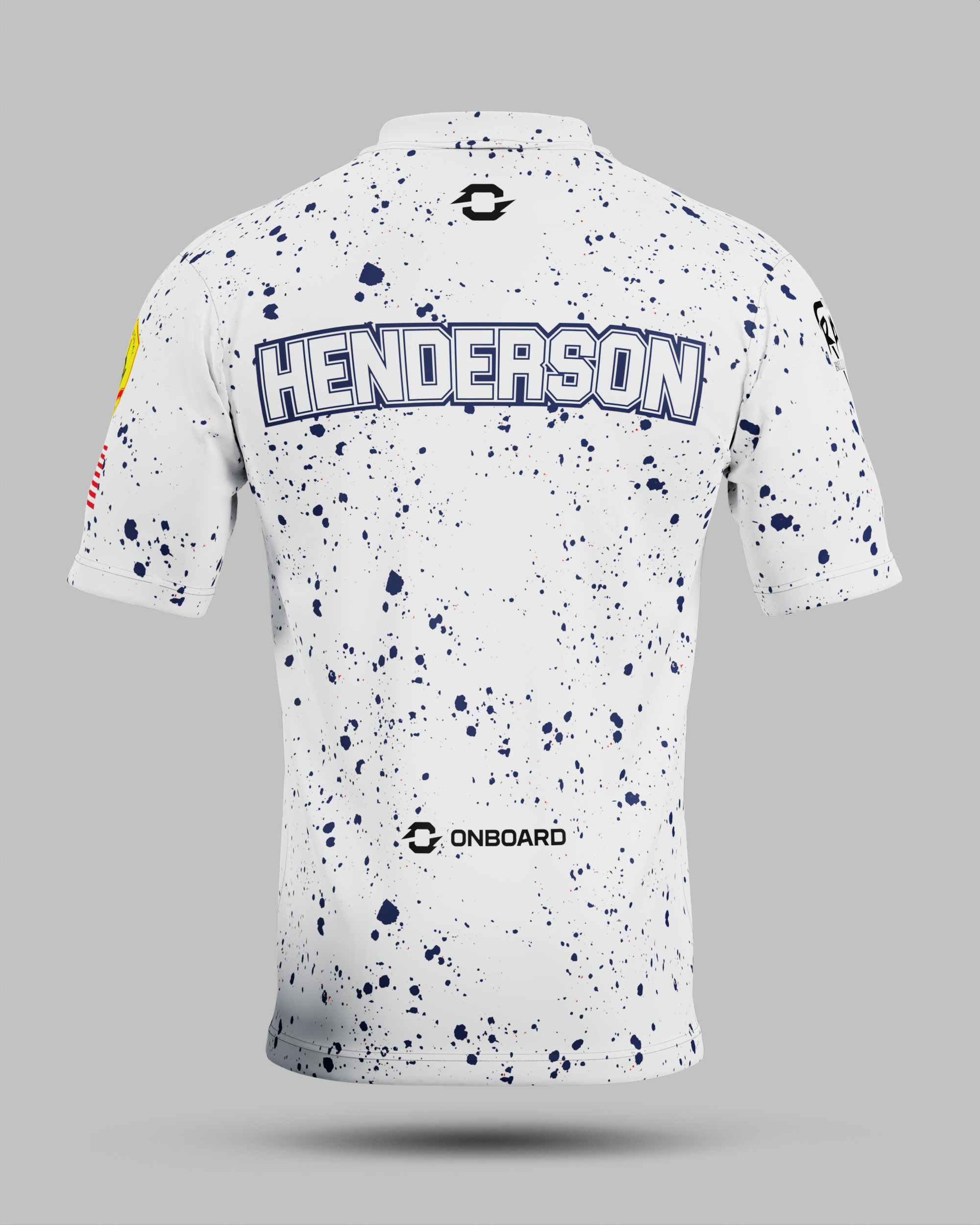 Sam "RYNO" Henderson White / Navy Polo Jersey