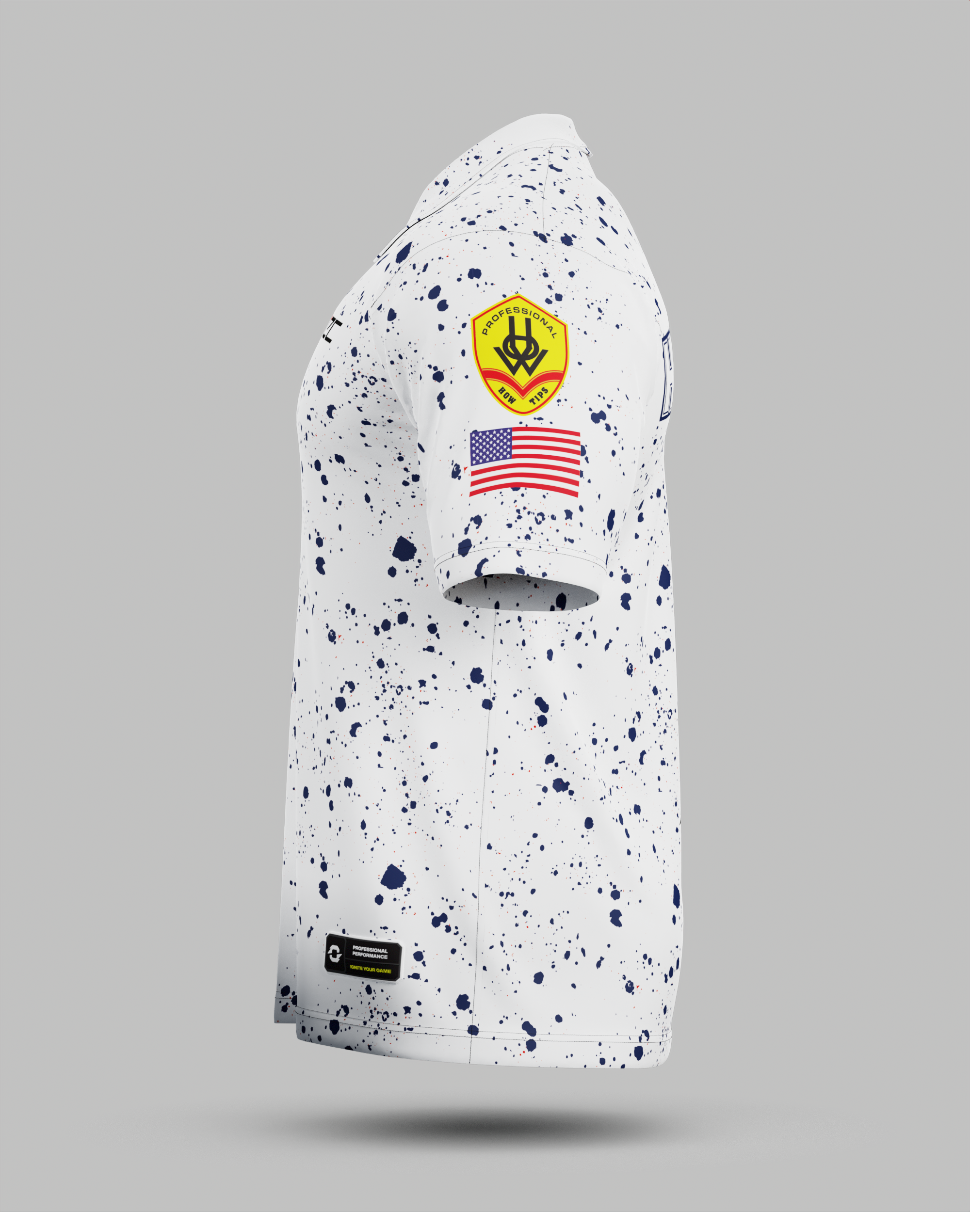 Sam "RYNO" Henderson White / Navy Polo Jersey
