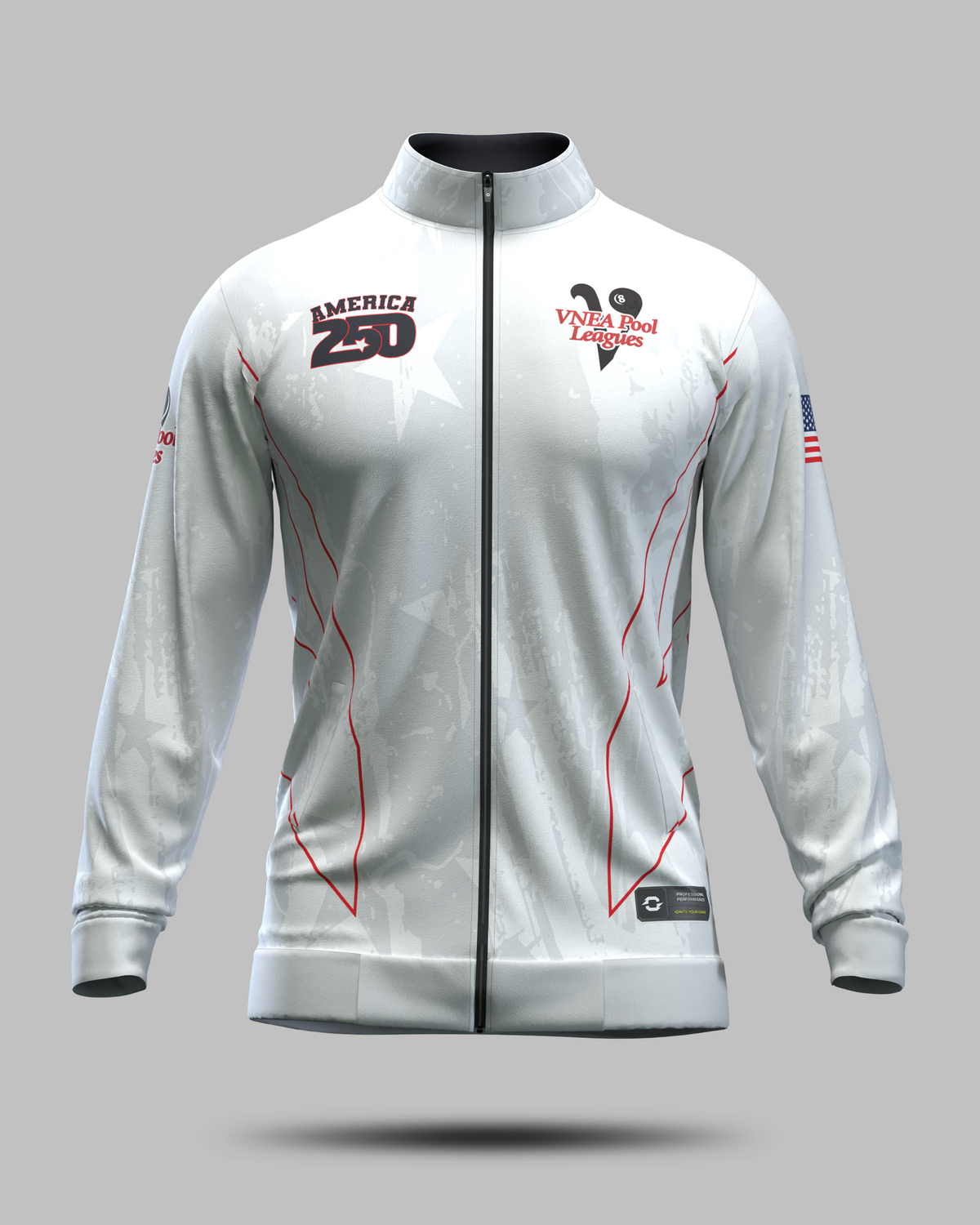 VNEA 250 TOURNAMENT JACKET IN SILVER