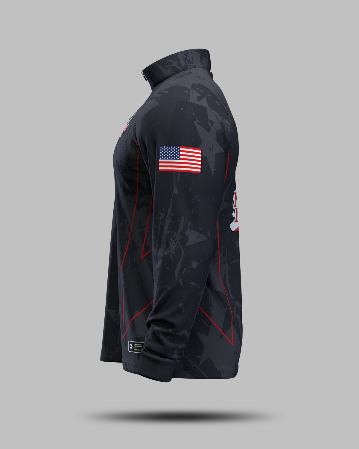 VNEA 250 1/4 ZIP MIDLAYER IN BLACK