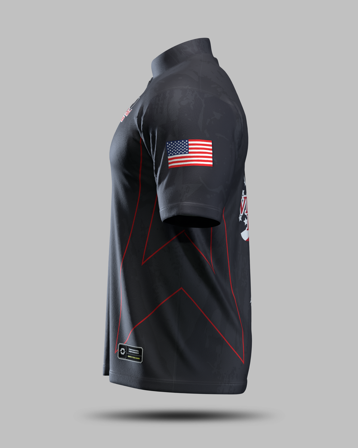 VNEA 250 PRO COLLAR JERSEY IN BLACK