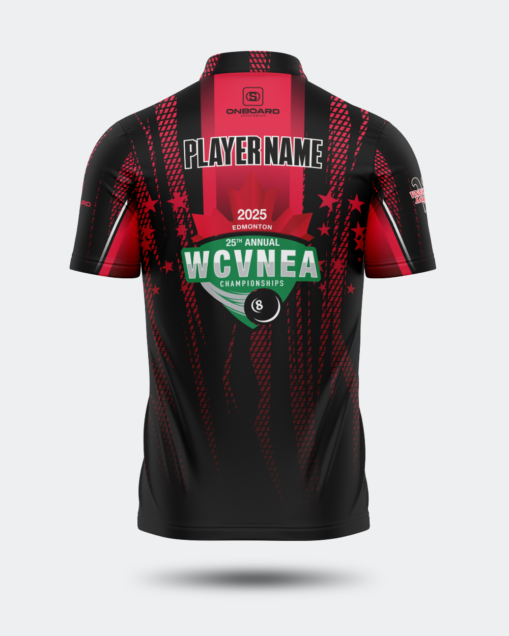 2025 WCVNEA Championship Jersey Black/Red