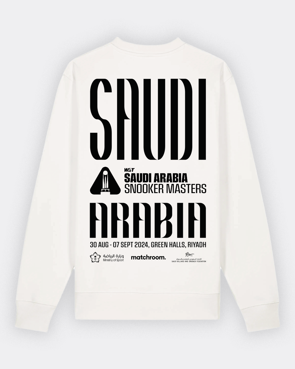 2024 Saudi Masters Snooker Sweater - White